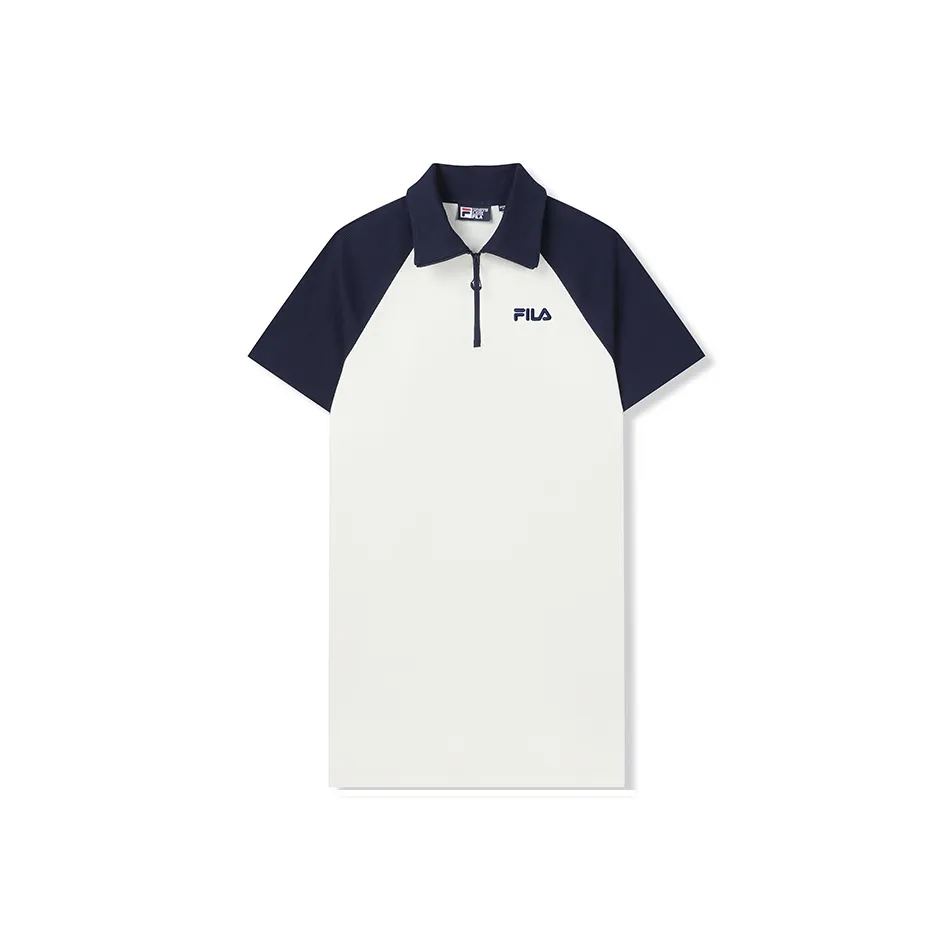 FILA ORIGINALE Short Sleeved Dress Women's Cloud White