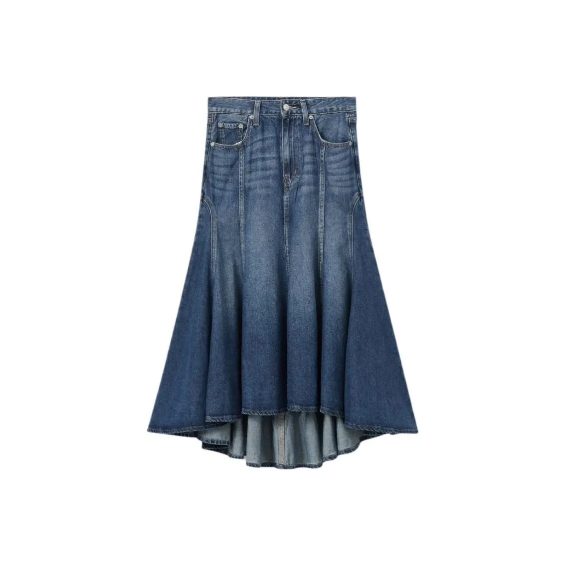 Levi's Деним Длинная Юбка Женская Синяя