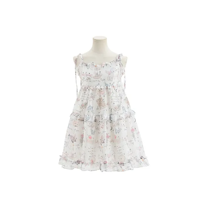 SNBL Slip Dresses Women's White