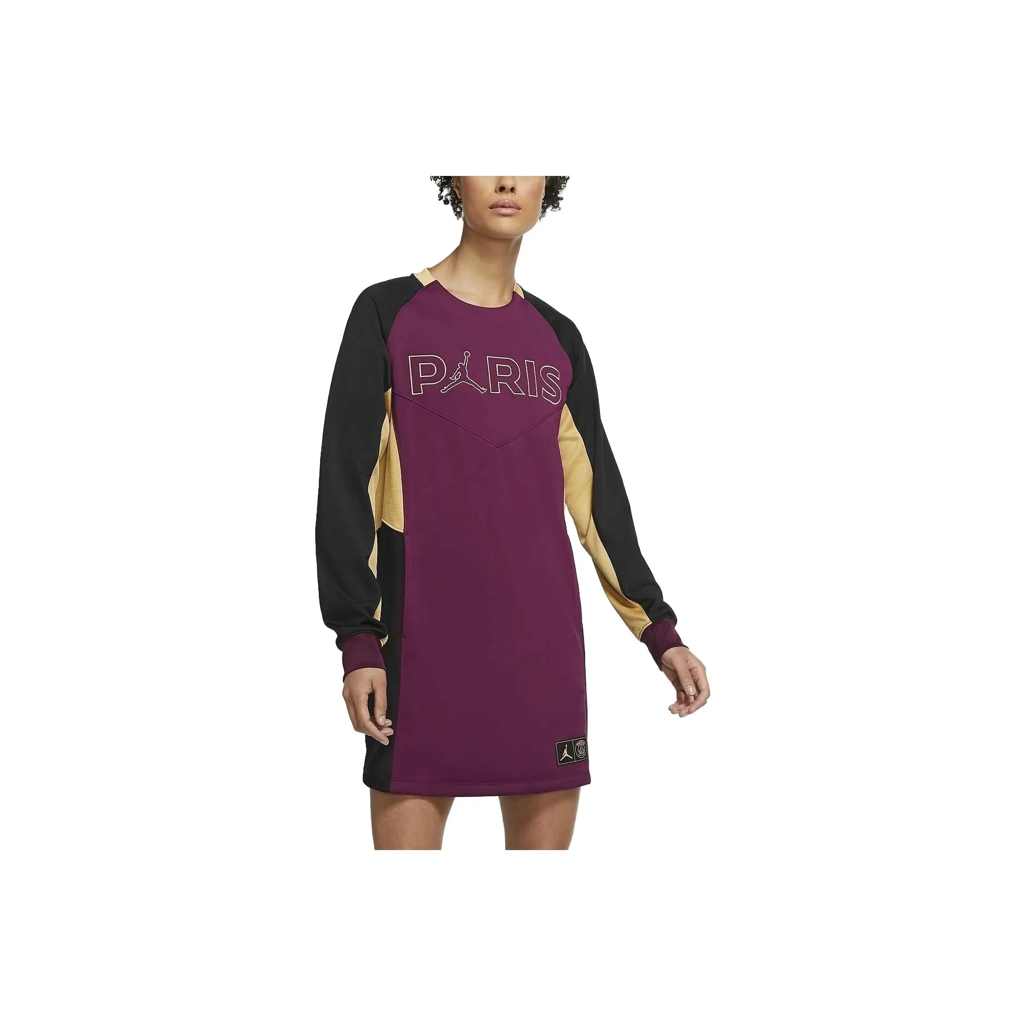 Jordan Long Sleeved Dresses Women's Purple