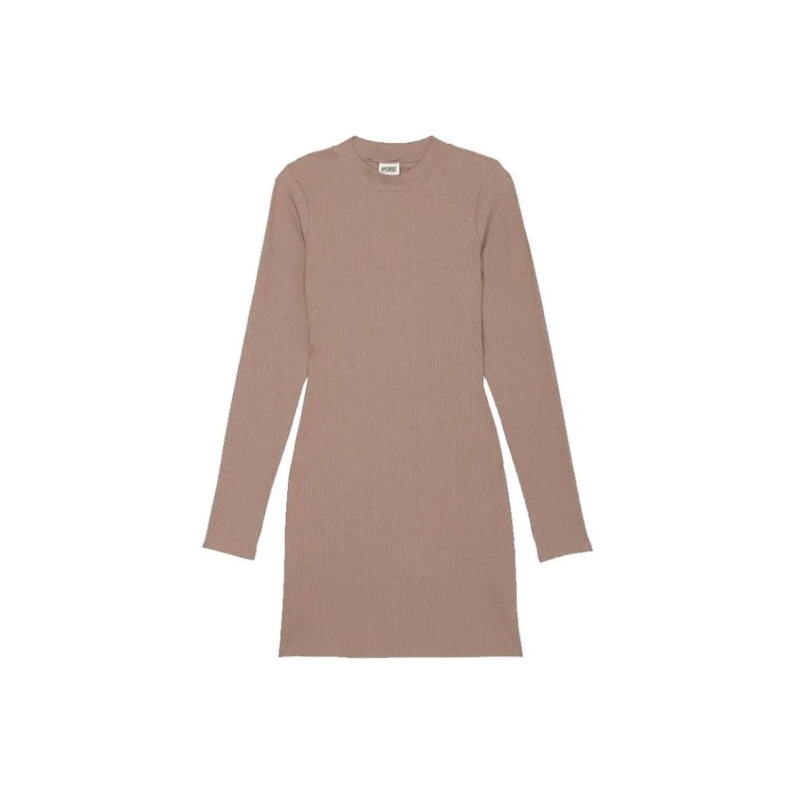 Victoria's Secret Длинное платье с длинными рукавами женское кофейного цвета