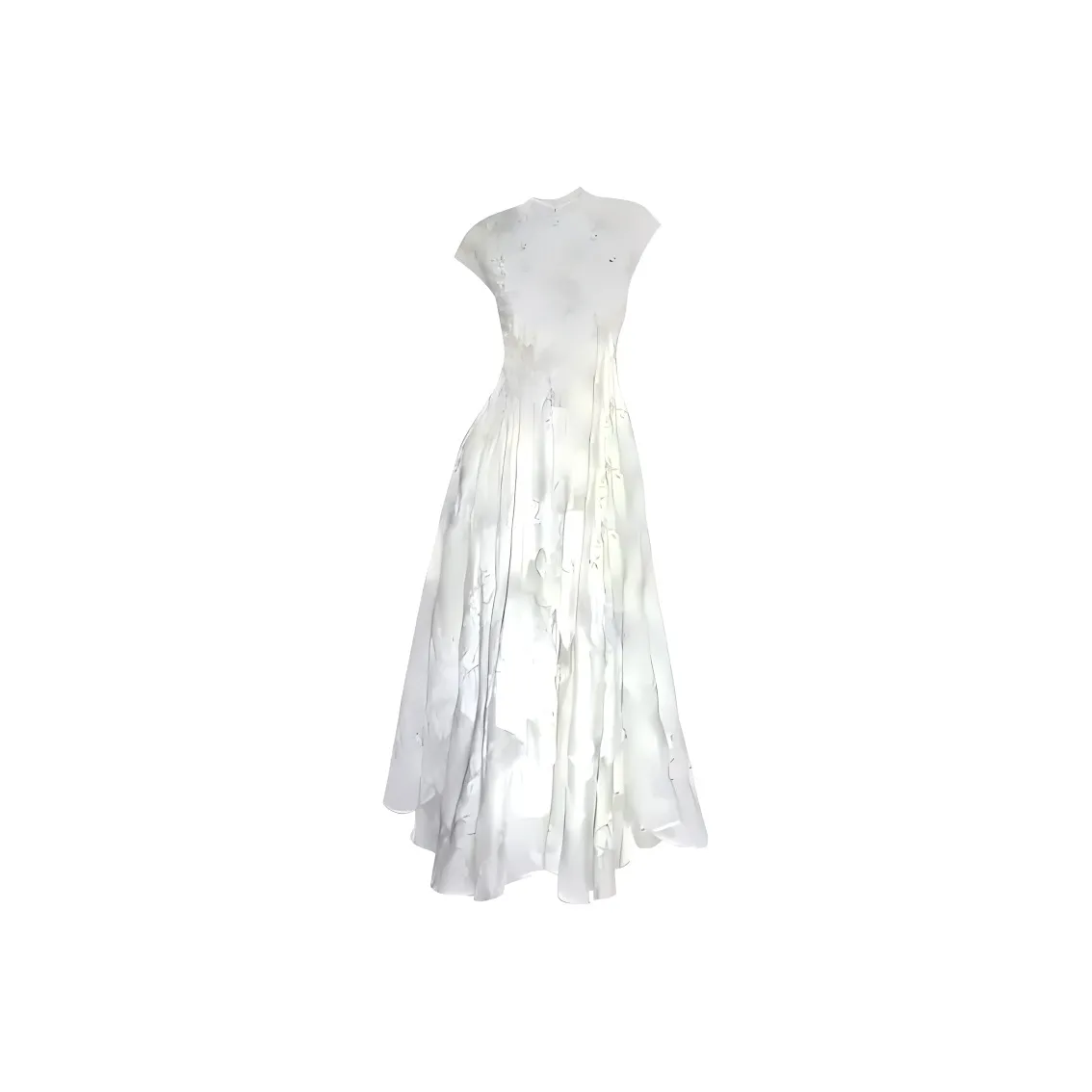 TENNE GIRL Short Sleeved Dress Women's White