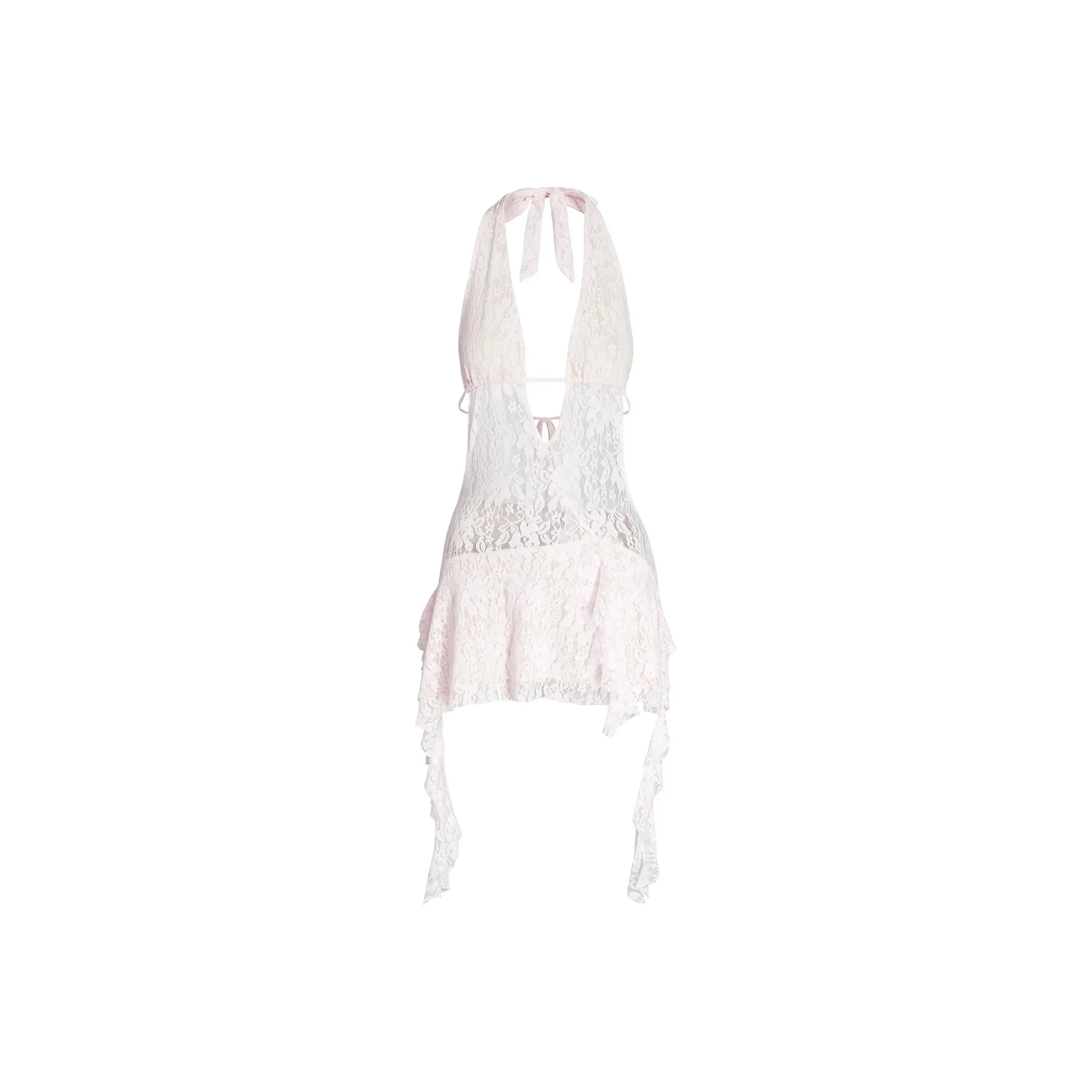 I.AM.GIA IRISIA Кружевное платье без рукавов женское розовый розовый