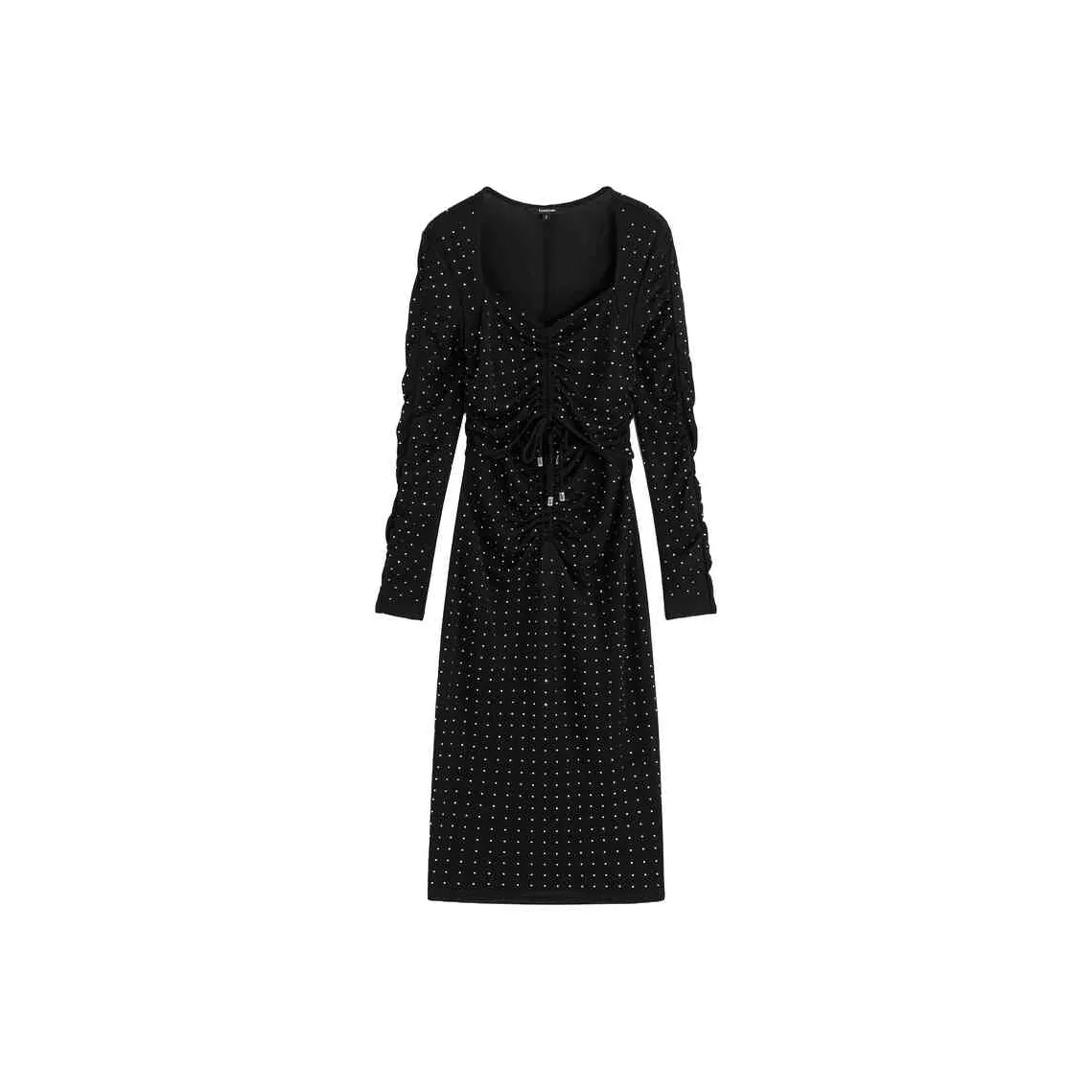 Bebe Long Sleeved Dresses Women's Black