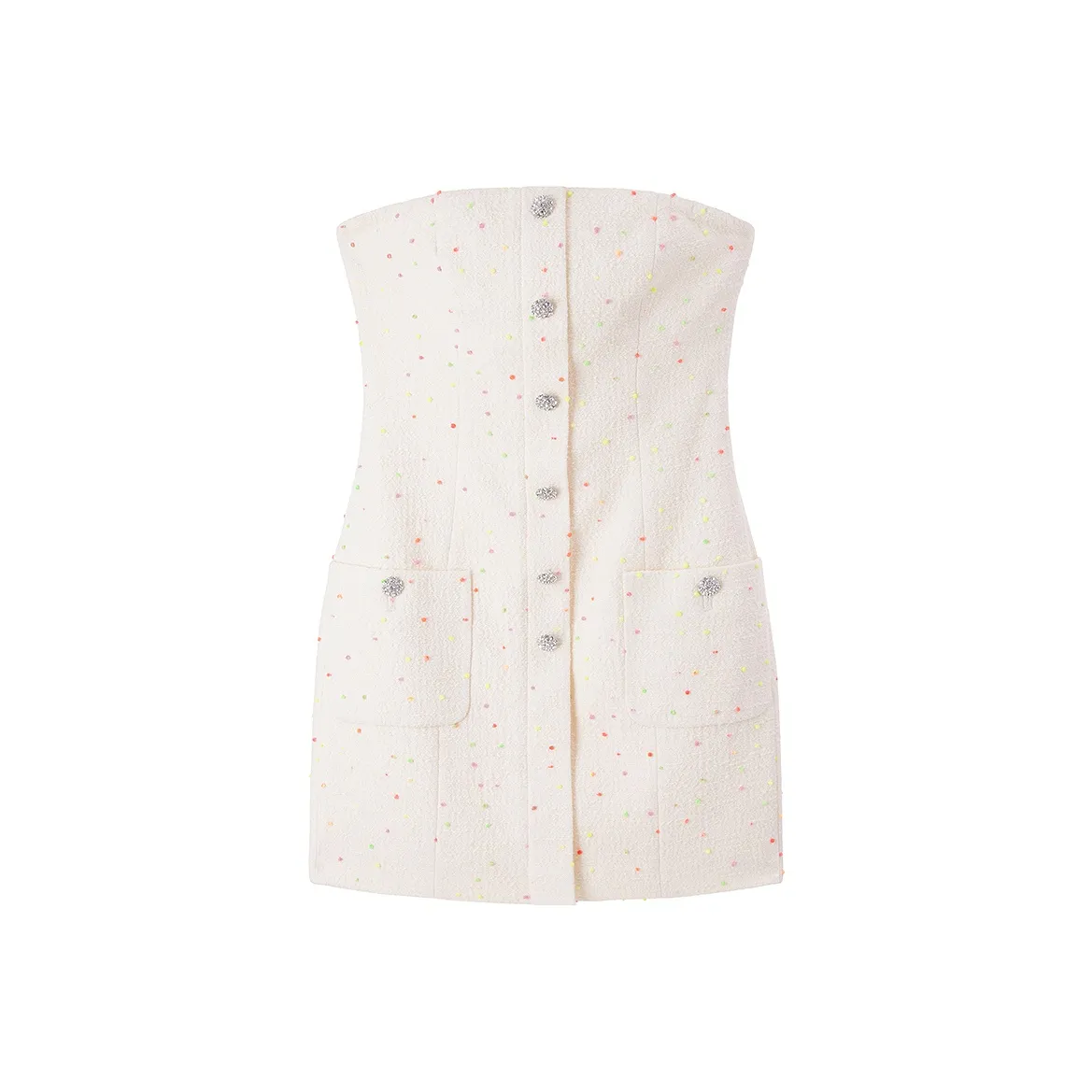 Miss Sixty Sleeveless Dress Women's Ecru