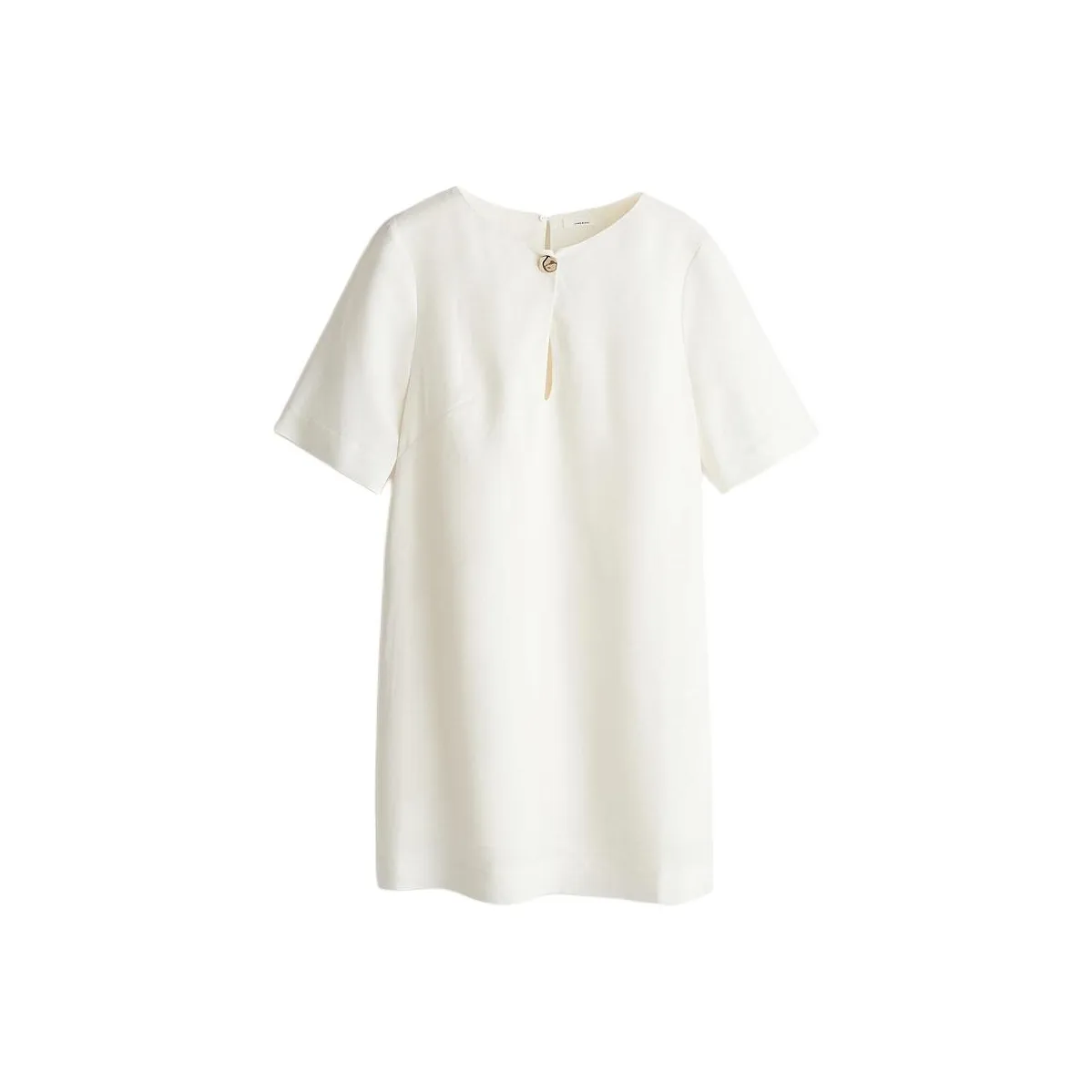 H&M Short Sleeved Dress Women's White