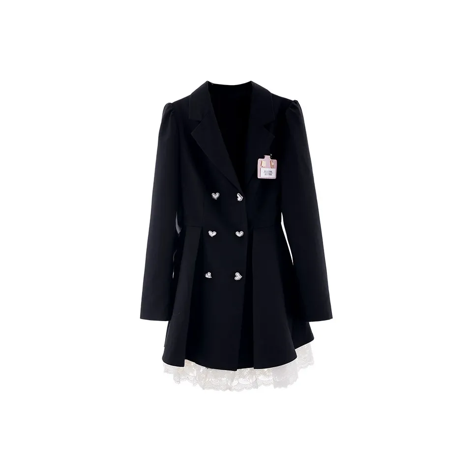 Blovelan Long Sleeved Dress Women's Black