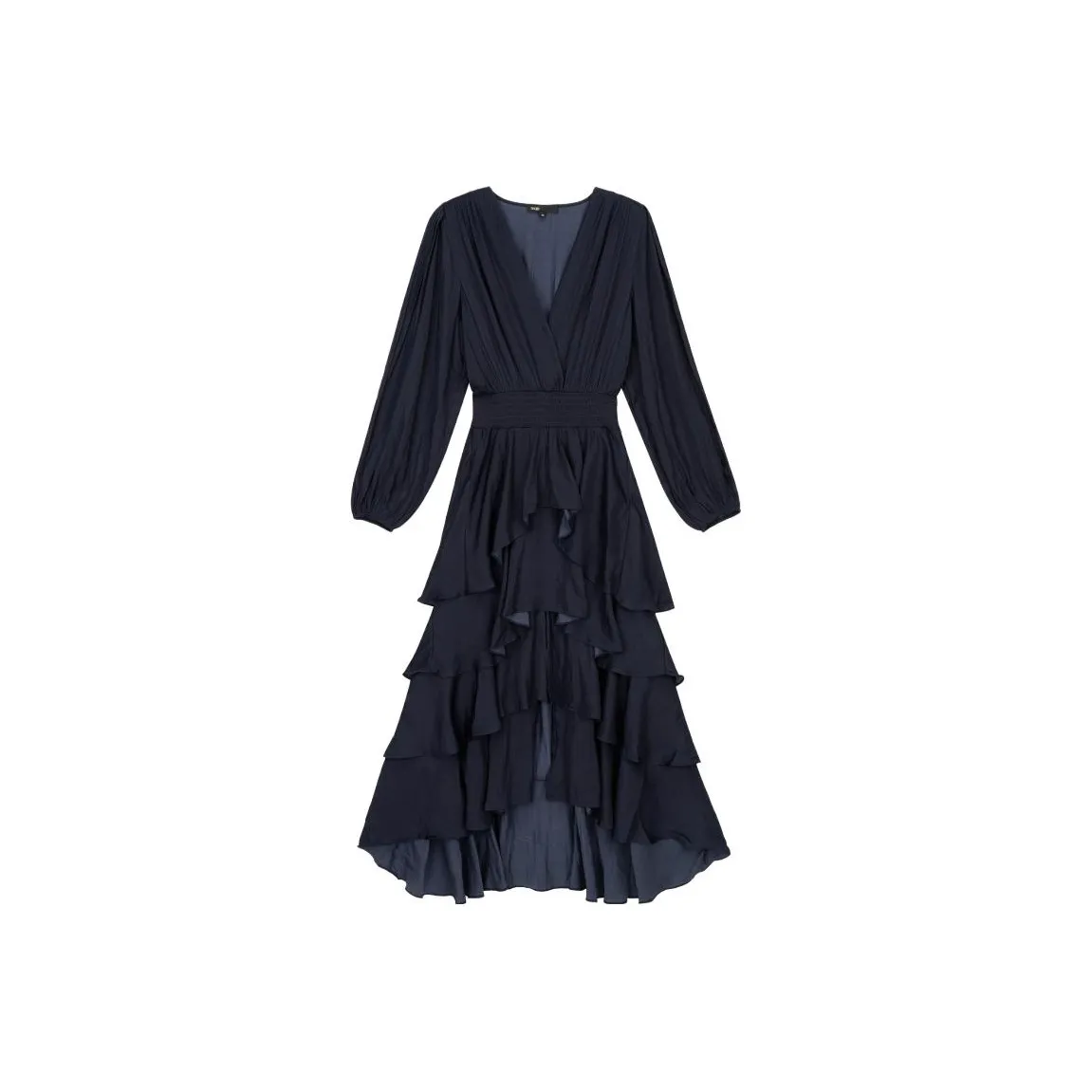 Maje Ruffled Maxi Dress
