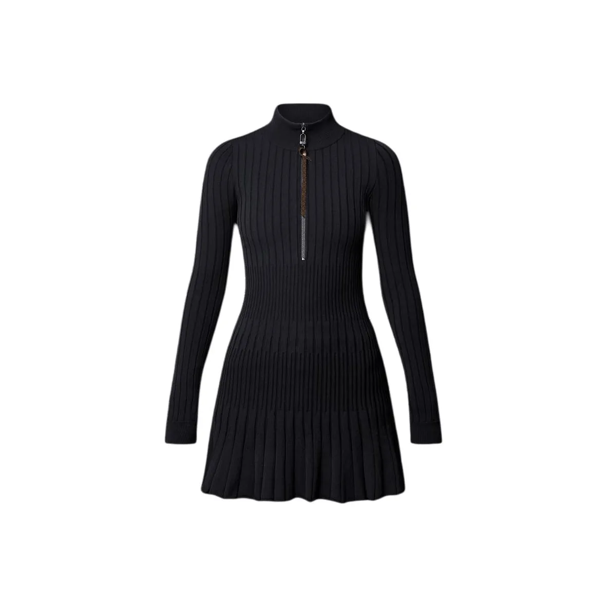 Lv Long Sleeved Rib Knit Dress