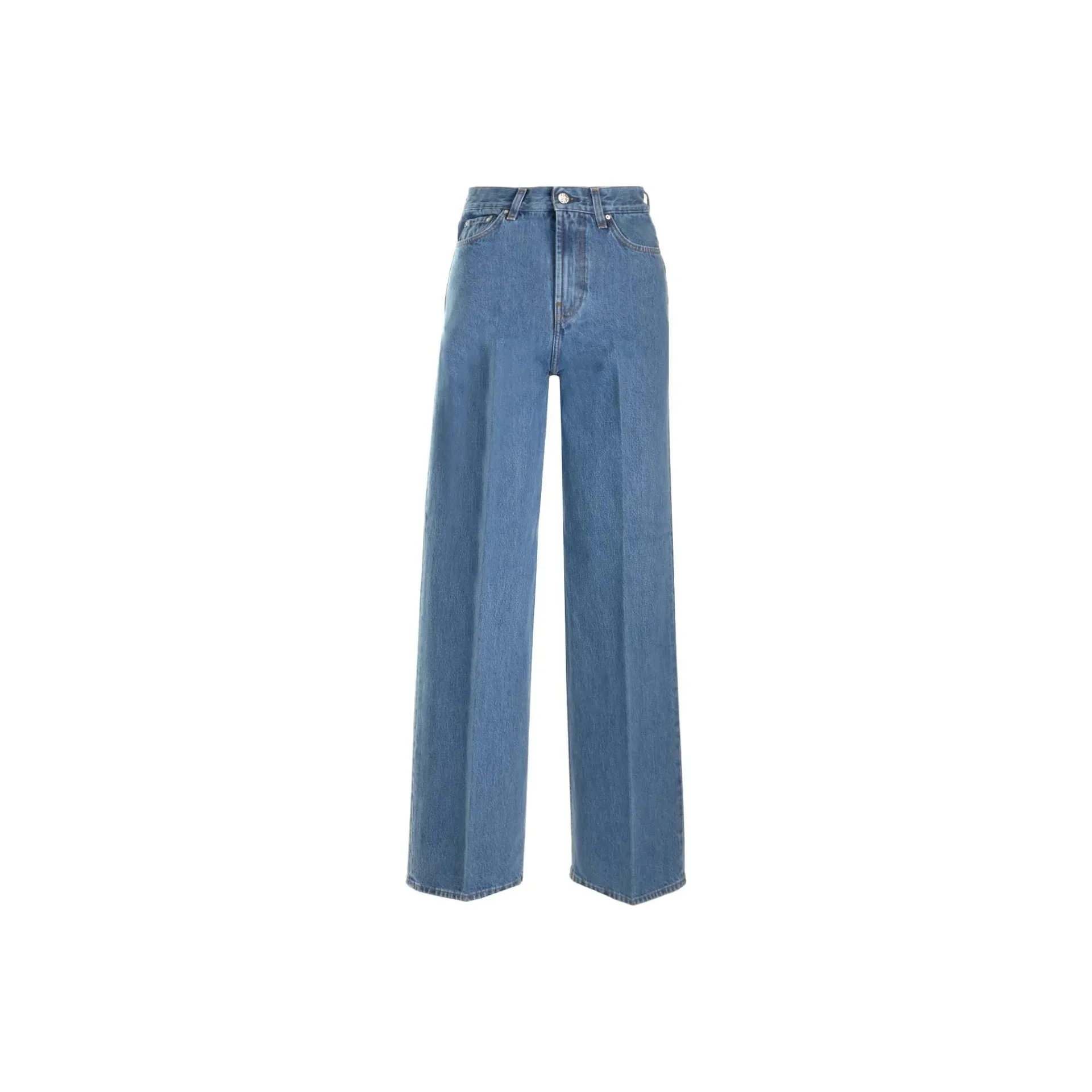 TOTEME High-Waisted Wide-Leg Jeans