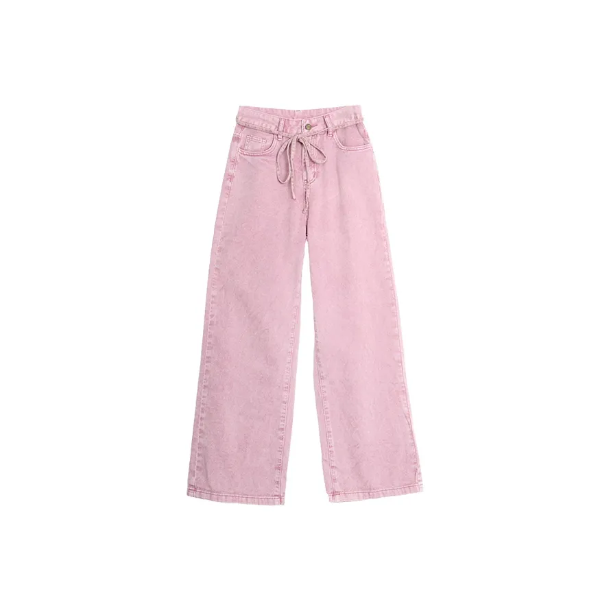 SETIROM Розовые Женские Джинсы