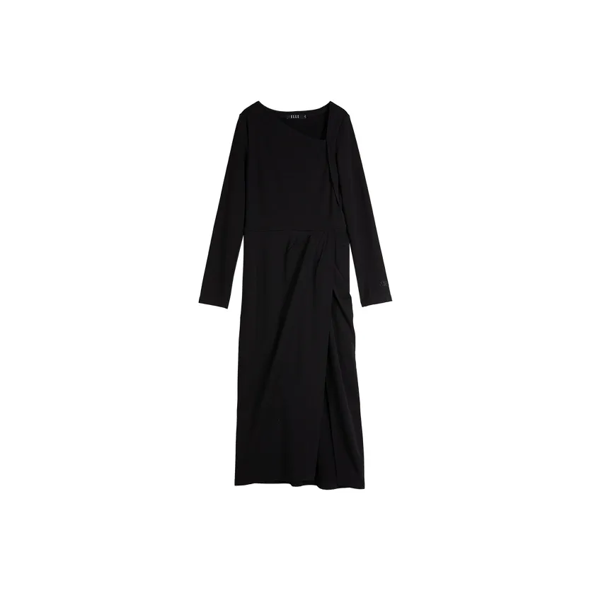 ELLE Long Sleeved Dresses Women's Black