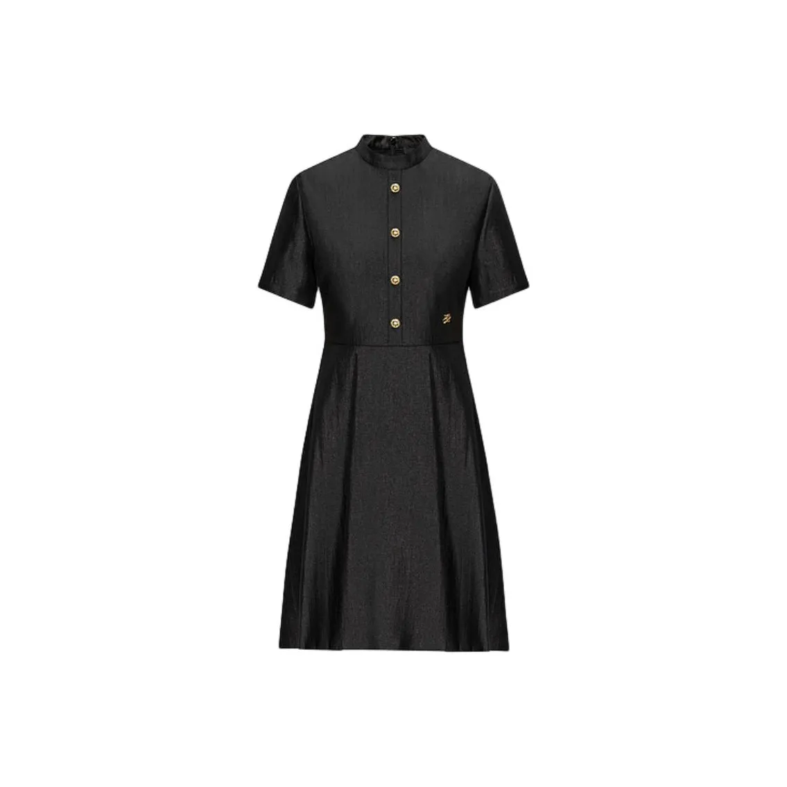 KARL LAGERFELD Короткий рукав Платье Женское Черное