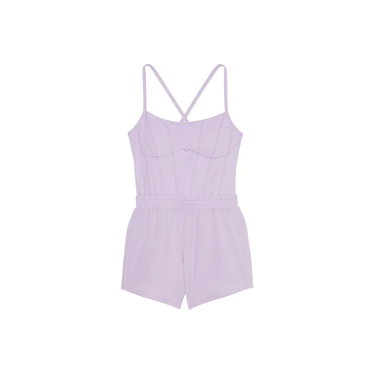 Victoria's Secret PINK ULTIMATE RUNSIE/Pastel Lilac Jumpsuit Women's Light Purple