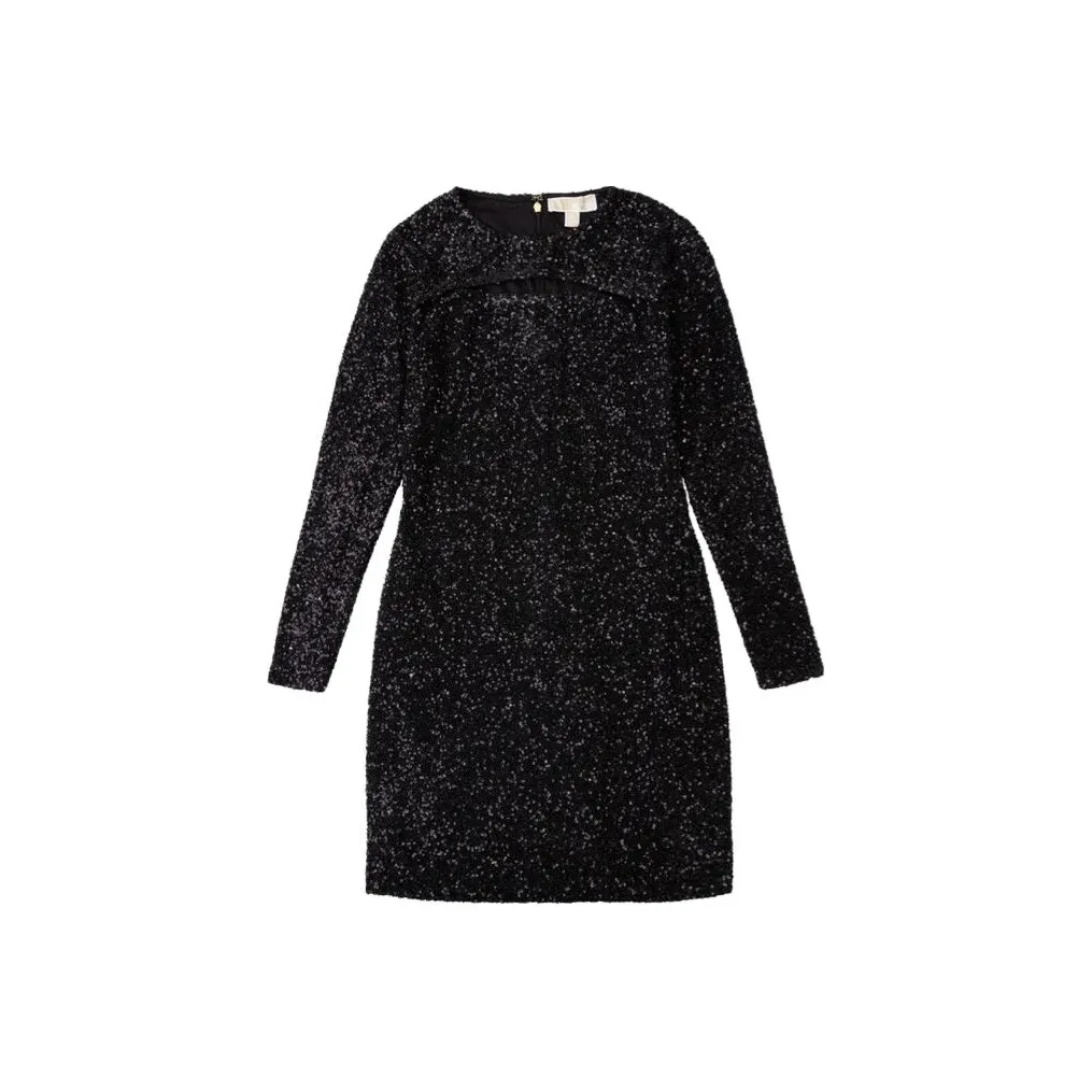 MICHAEL KORS Long Sleeved Dresses Women's Black