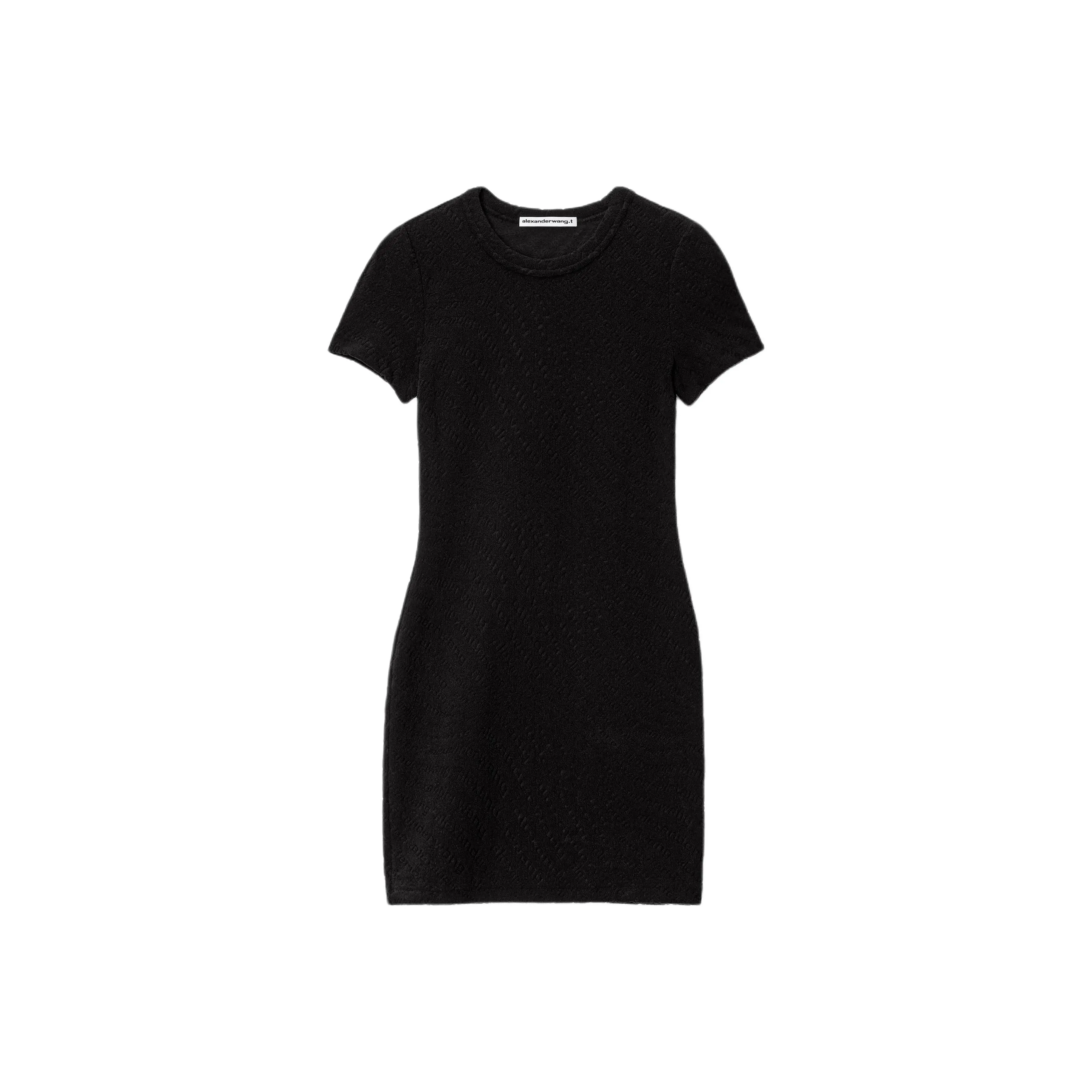 Alexander Wang Короткий рукав Платье Женское Черное