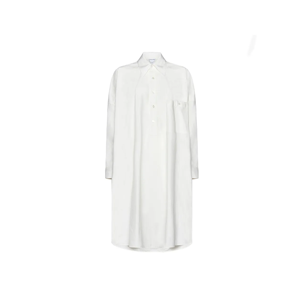 Bottega Veneta Half Buttoned Shirt Dress