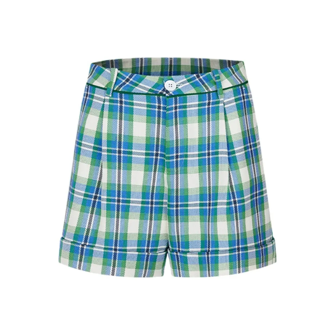 DEGAIA Повседневные шорты женские зеленые