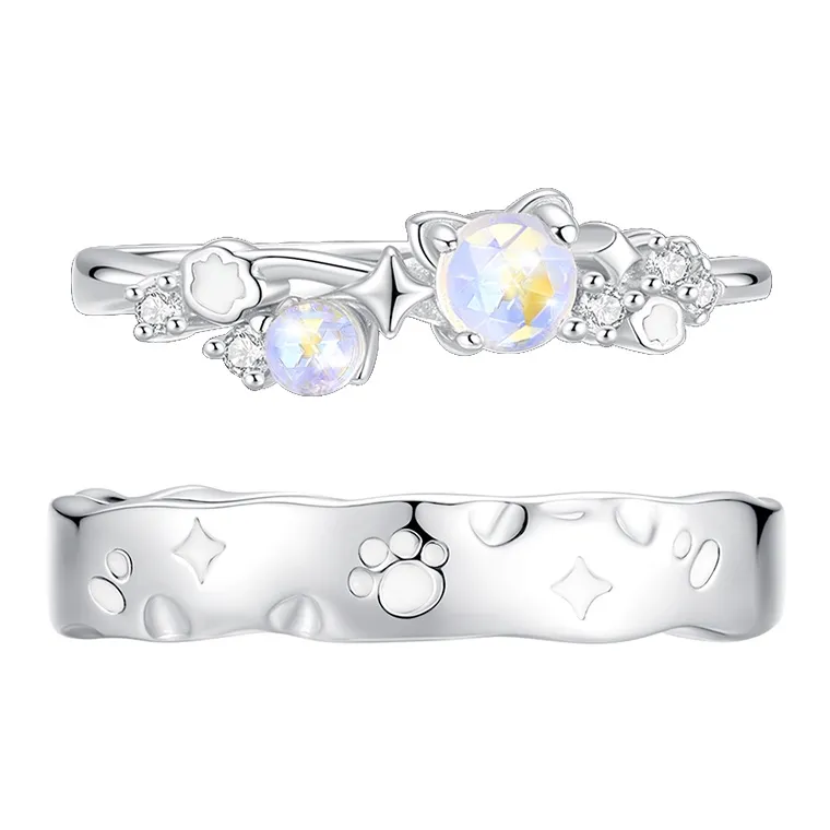 TWINKLE ANGEL 925 Sterling Silver Rings Unisex