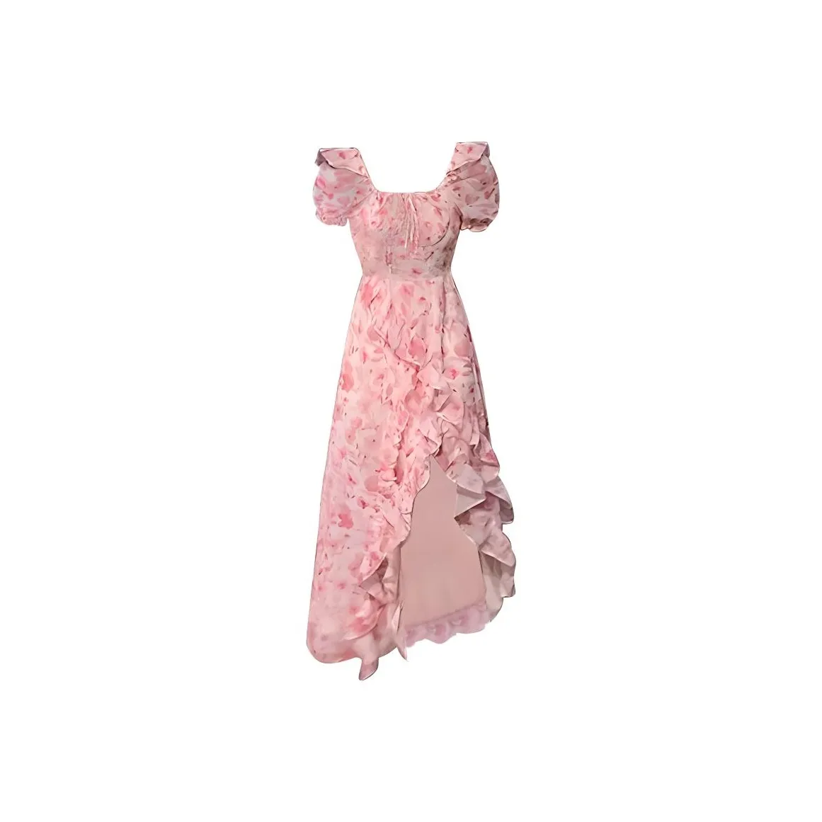 KEAB Короткий рукав Платье Женское Розовое