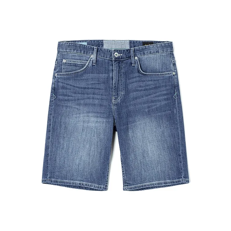 Мужские джинсовые шорты Lee co-branded модели среднего синего цвета