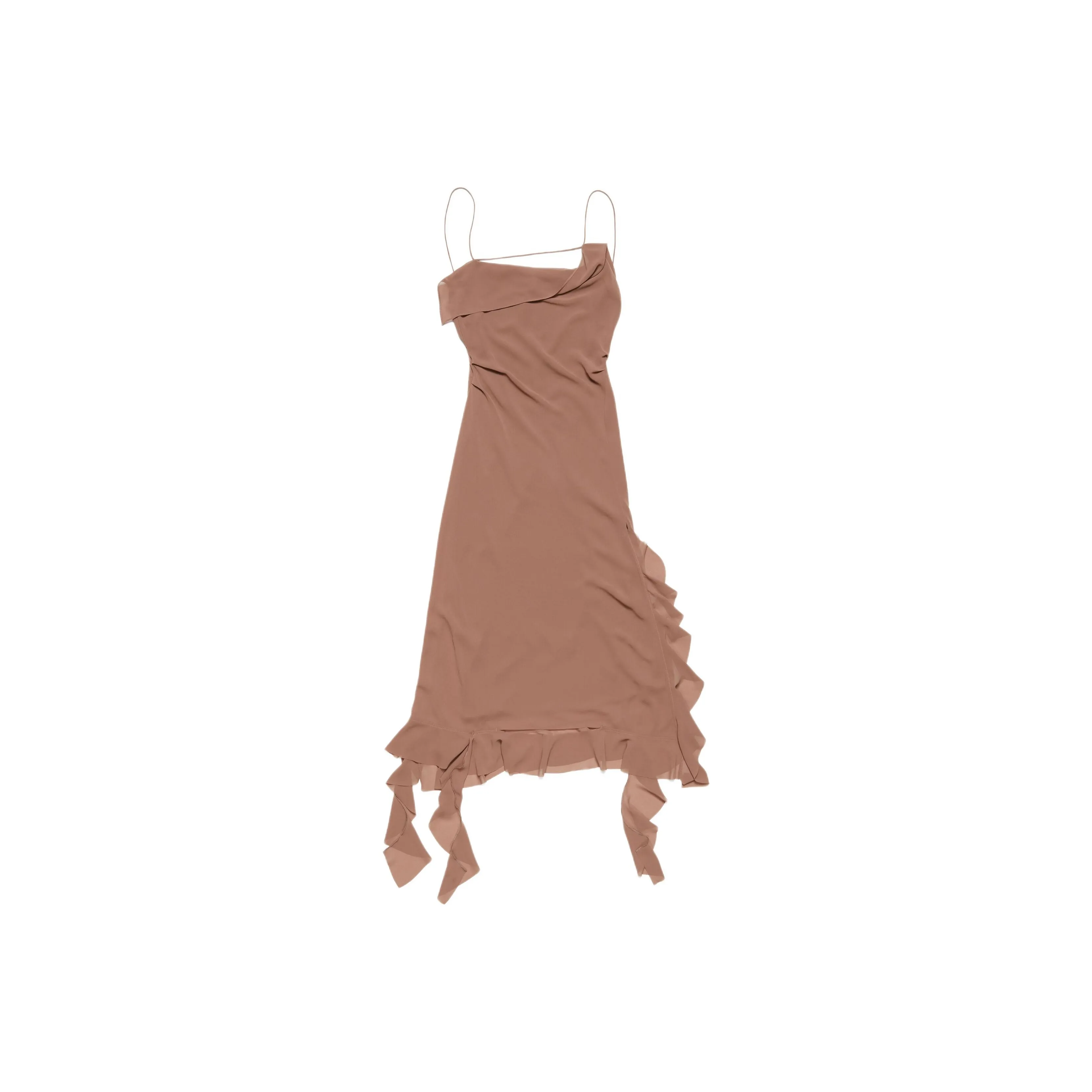 Acne Studios Ruffle detailed Midi Dress
