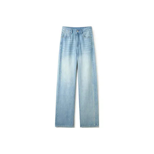 TKY SHOP Джинсовый синий Женские джинсы
