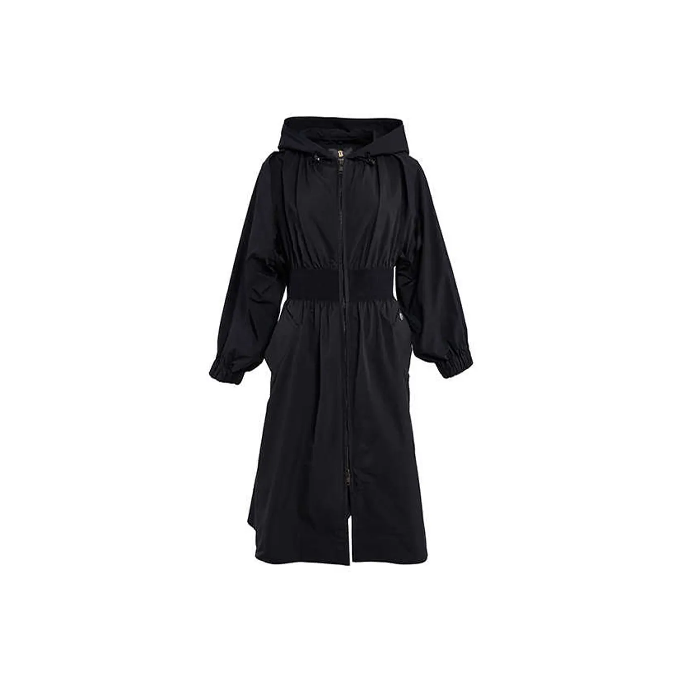 BESIONIA SS24 Длинное платье с длинным рукавом женское черное