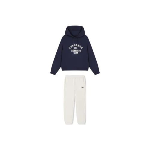 FILA ORIGINALE Темный Meridian Синий + Паровой Белый Женские Повседневные Костюмы