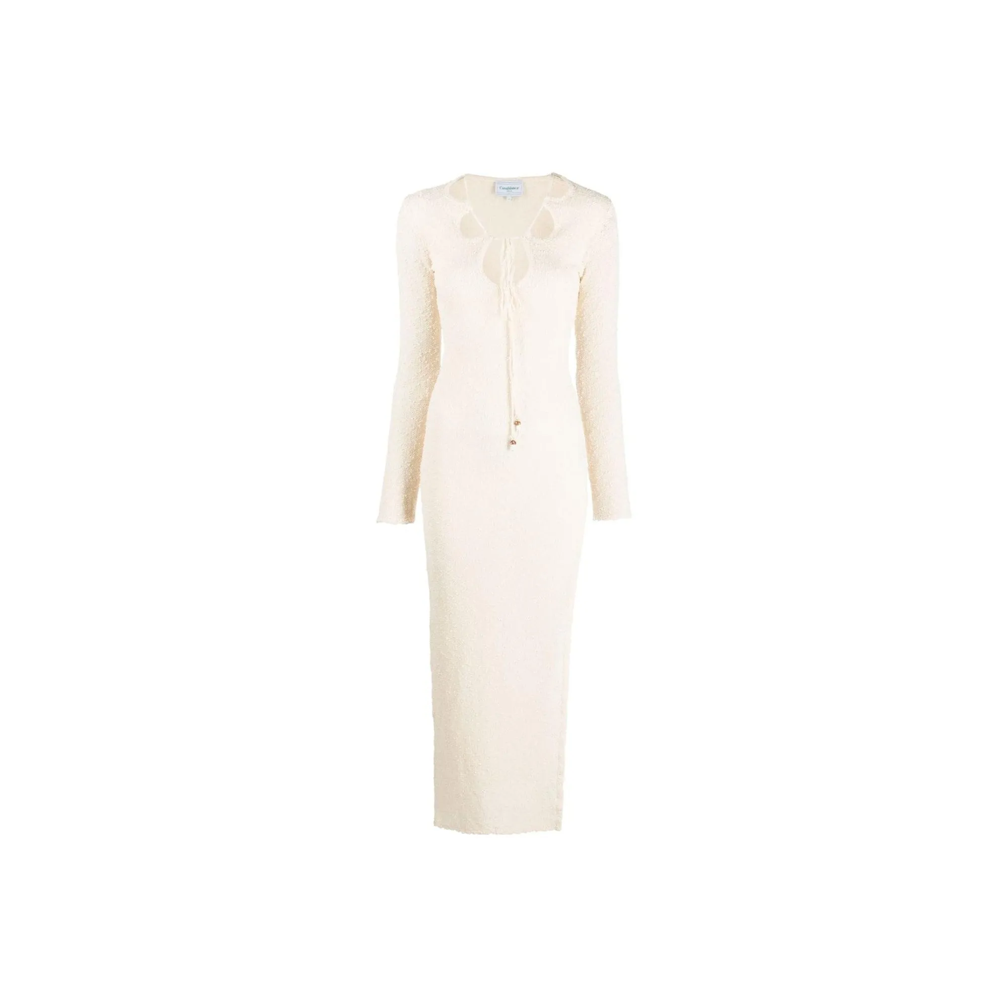 CASABLANCA Cut out Bouclé Dress