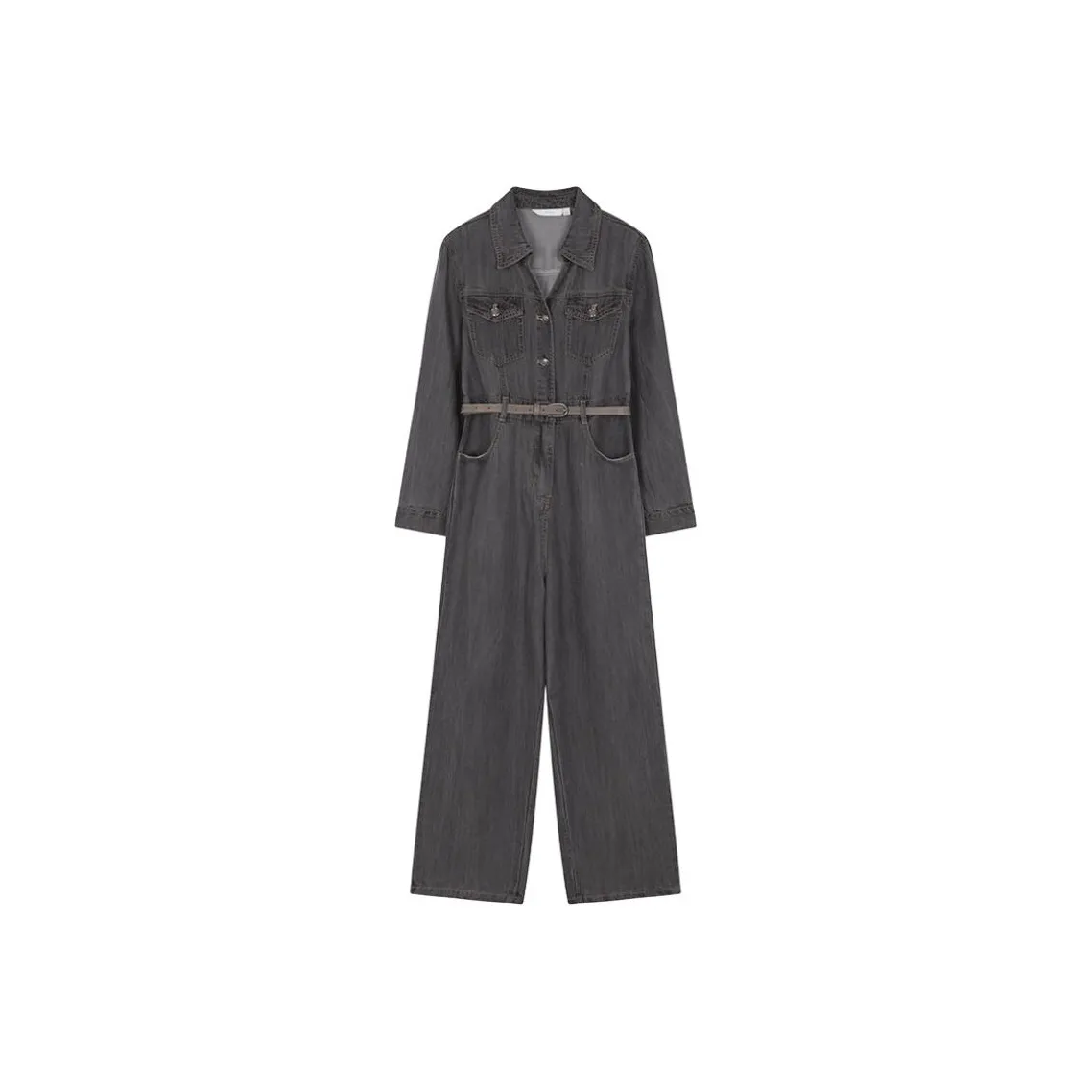 IHIMI Комбинезон Женский Выстиранный Серый