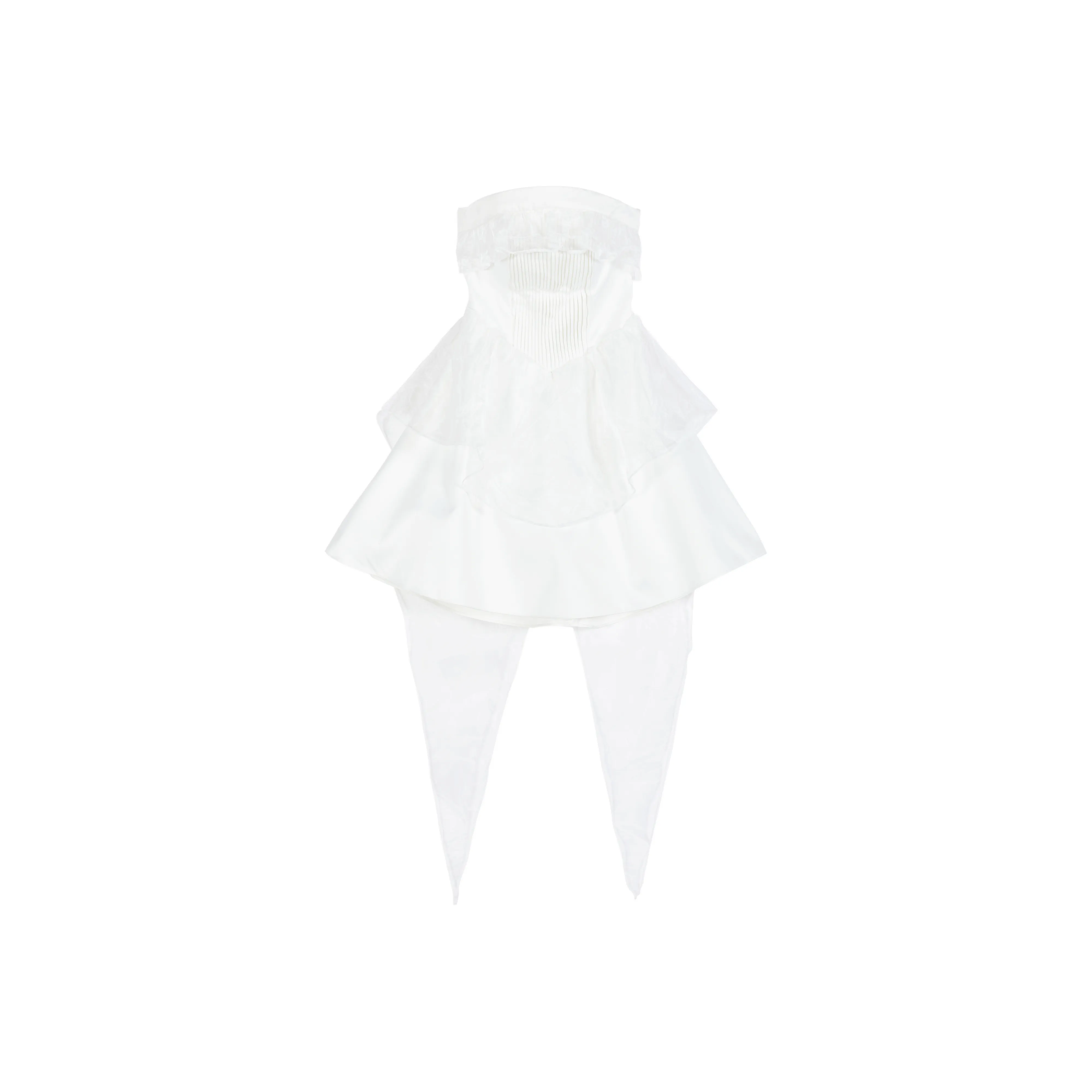 BloominGirls Без рукавов Платье Женское Белое