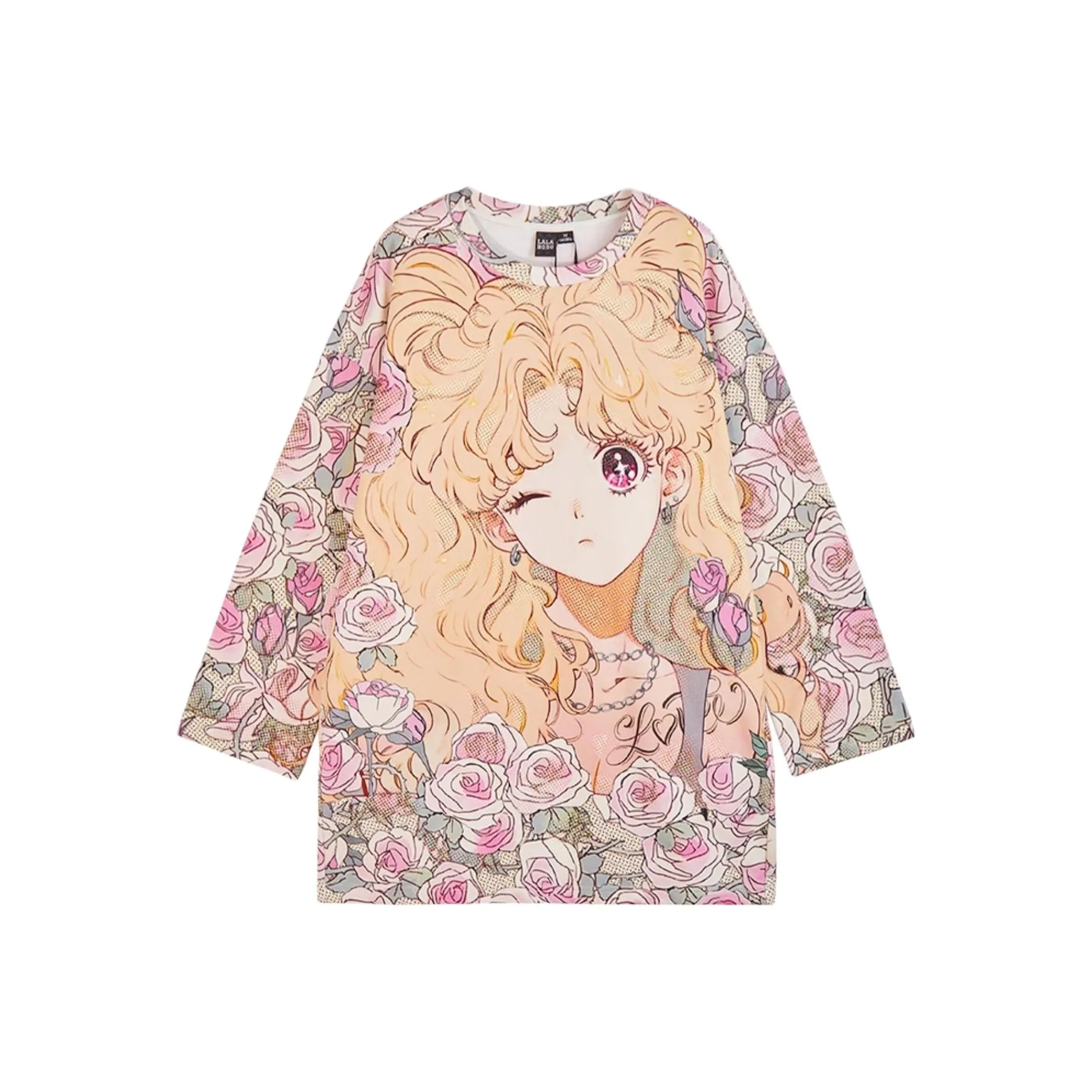 LALABOBO Длинное платье с длинными рукавами женское желтое