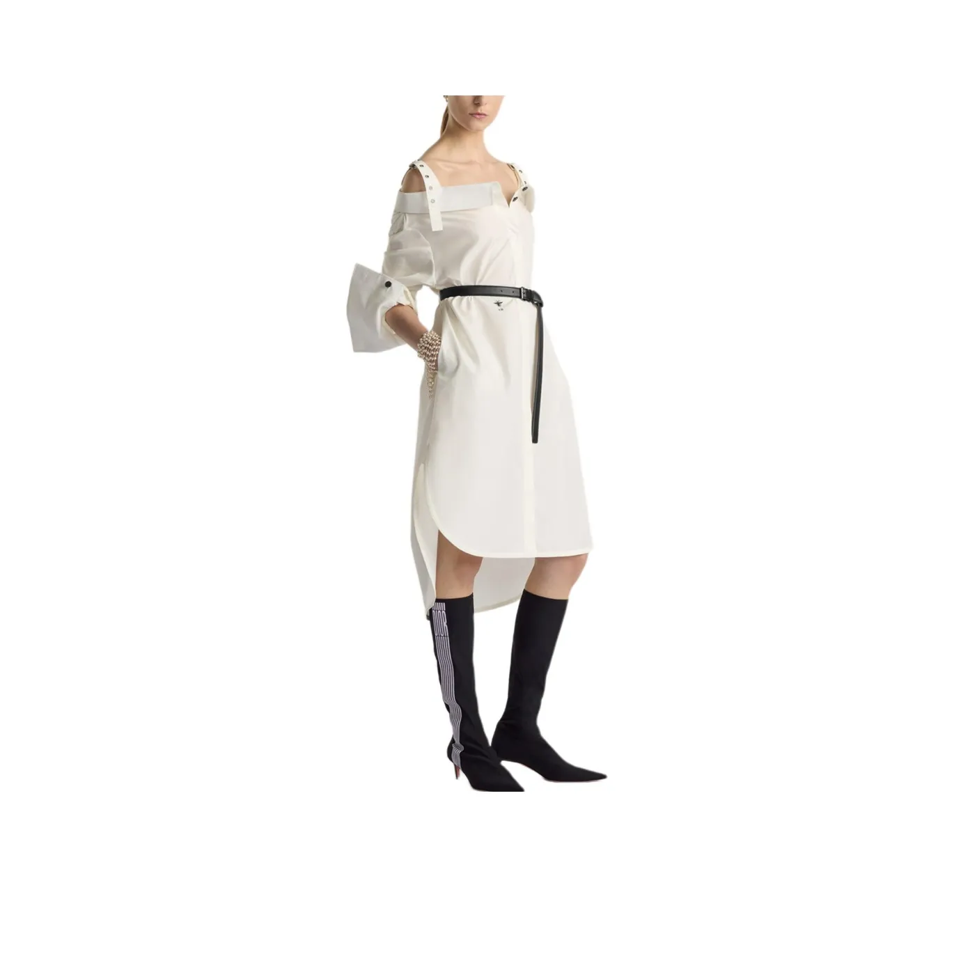 DIOR Long Sleeved Dresses Women's White