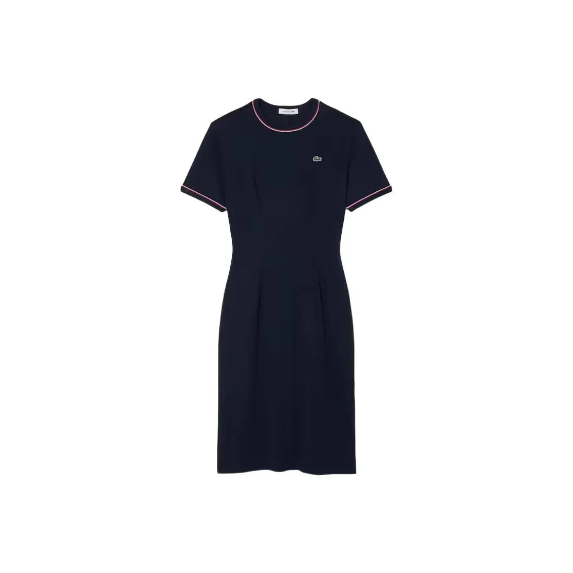 LACOSTE Collaboration Короткое платье с короткими рукавами женское морской синий