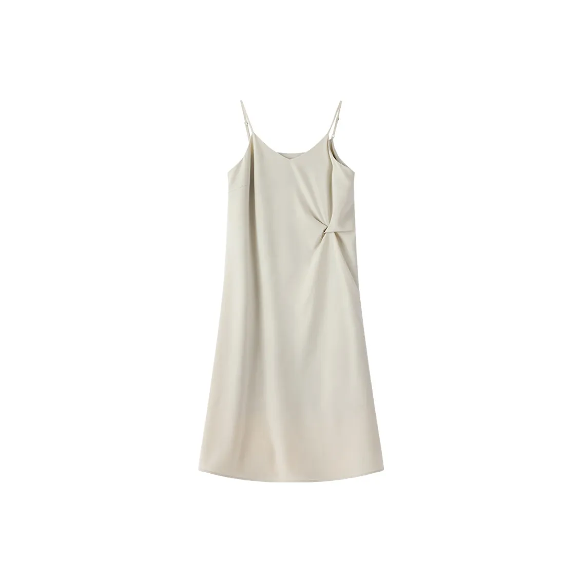 THE SEA LIFE Slip Платье Женское Белое Березовый