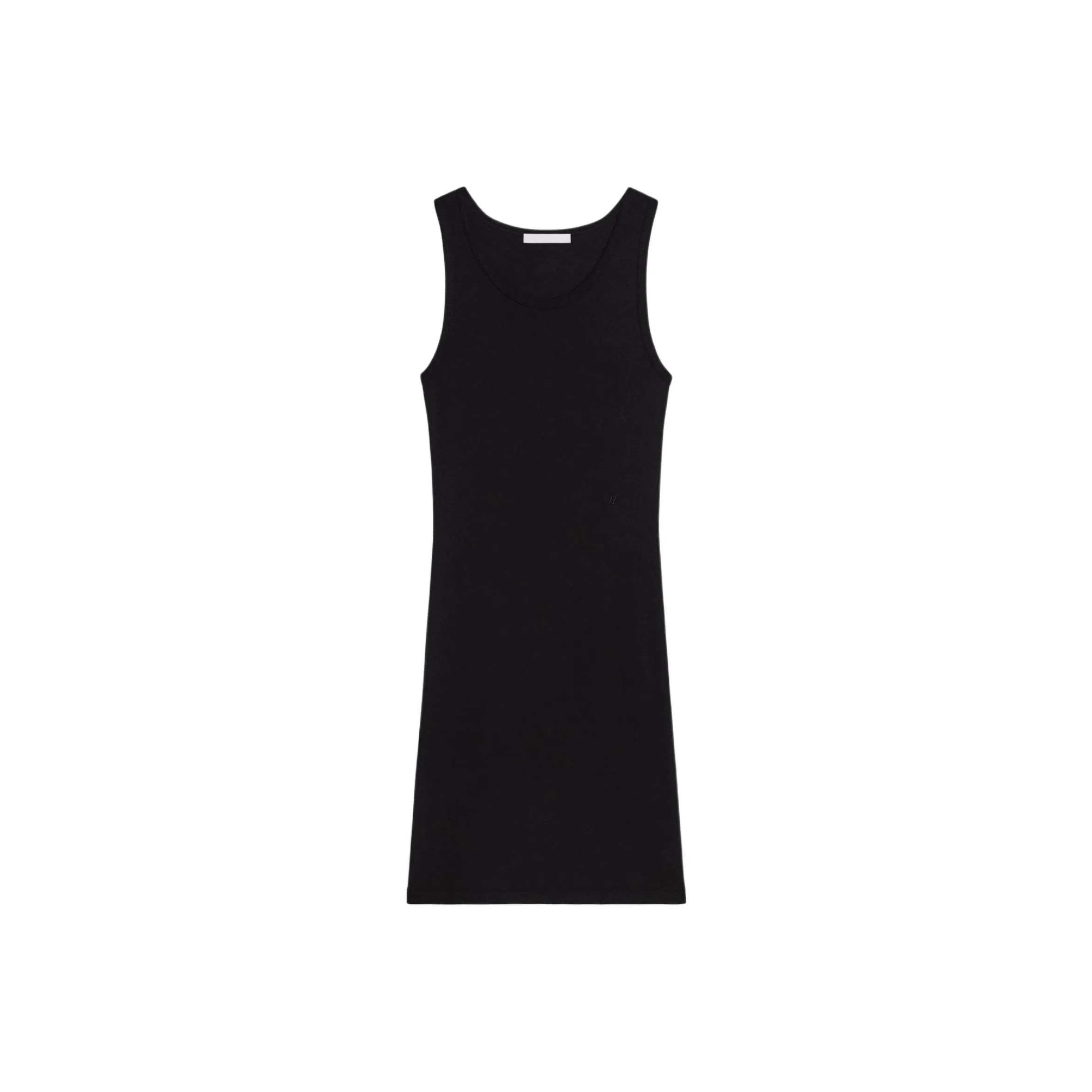 Helmut Lang Ribbed Crewneck Tank Mini Dress