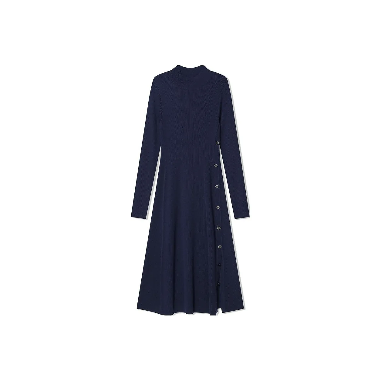 COVERINS Long Sleeved Dress Women's Navy Blue