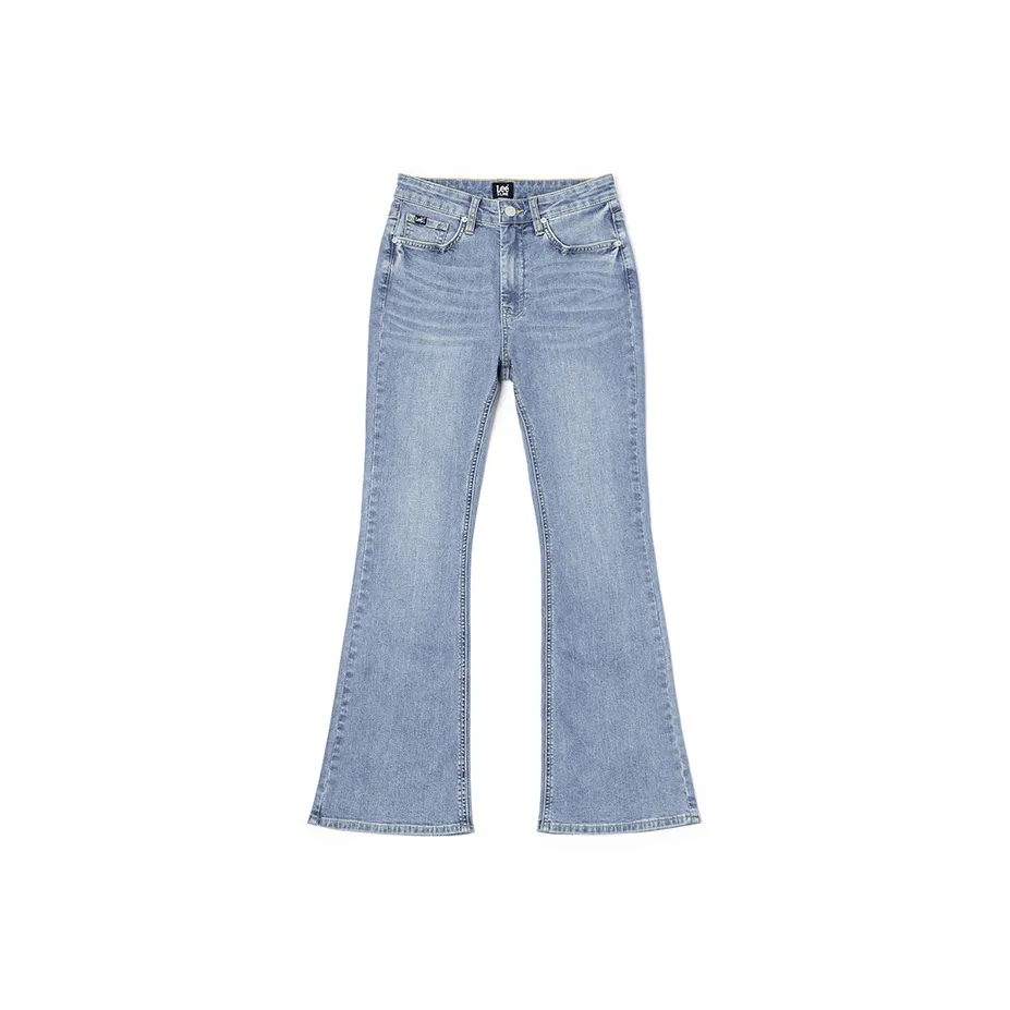 Lee совместный бренд SS25 Джинсы Женские Светло-Синий