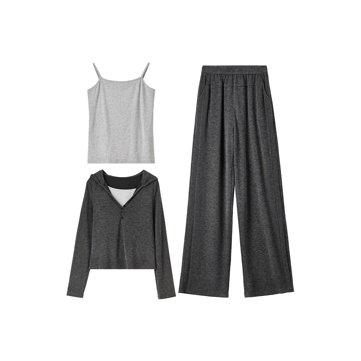 SENTUBILA Серый Женские Повседневные Костюмы