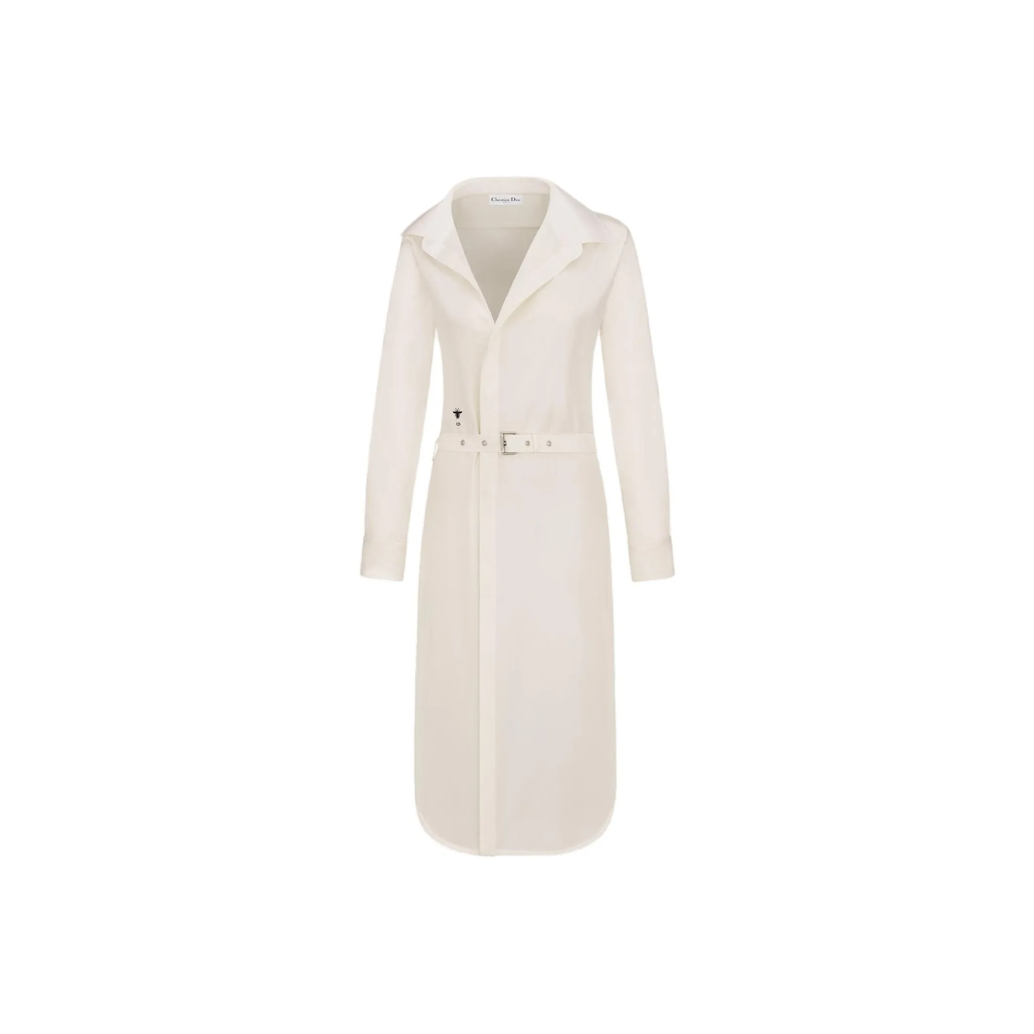 DIOR Long Sleeved Dress Women's Beige