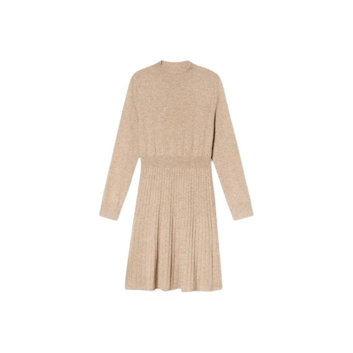 PSALTER Длинное платье с длинными рукавами женское оригинальный кашемировый цвет