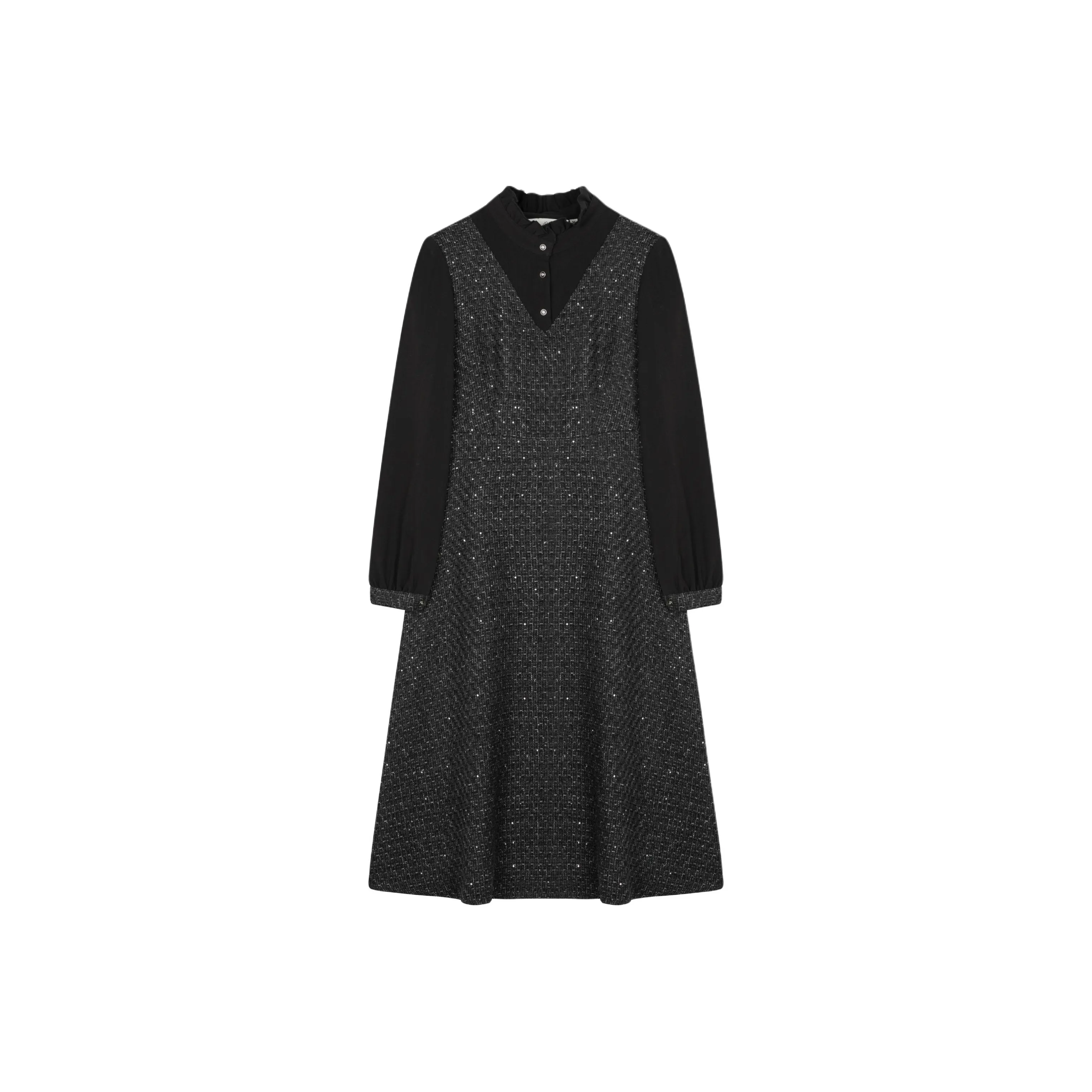 XWI Long Sleeved Dresses Women's Black