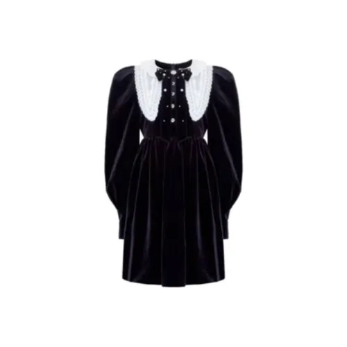 JORYAweekend Black Женские Длинные Рукава Платья