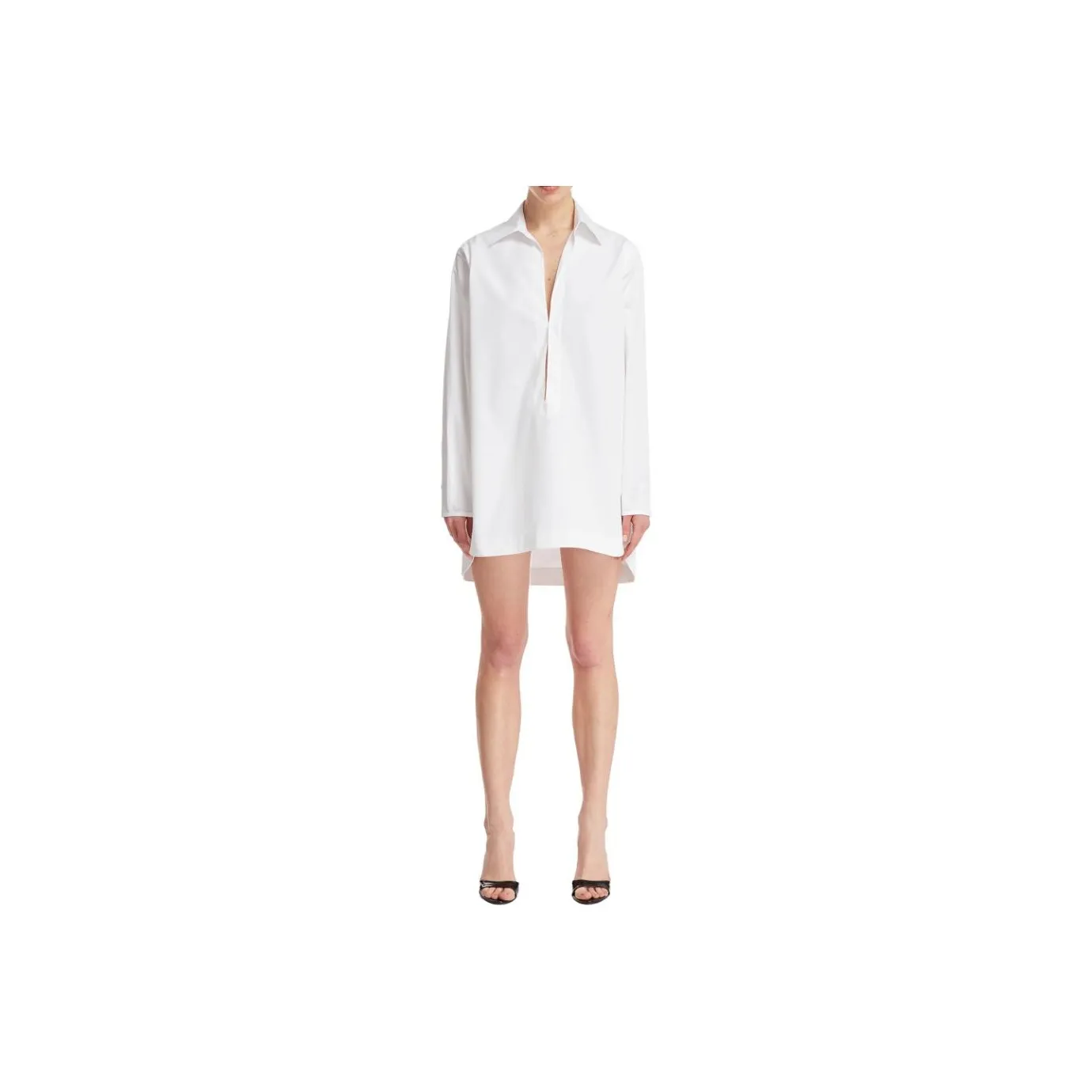 Alaia Tunic Poplin Shirt Dress