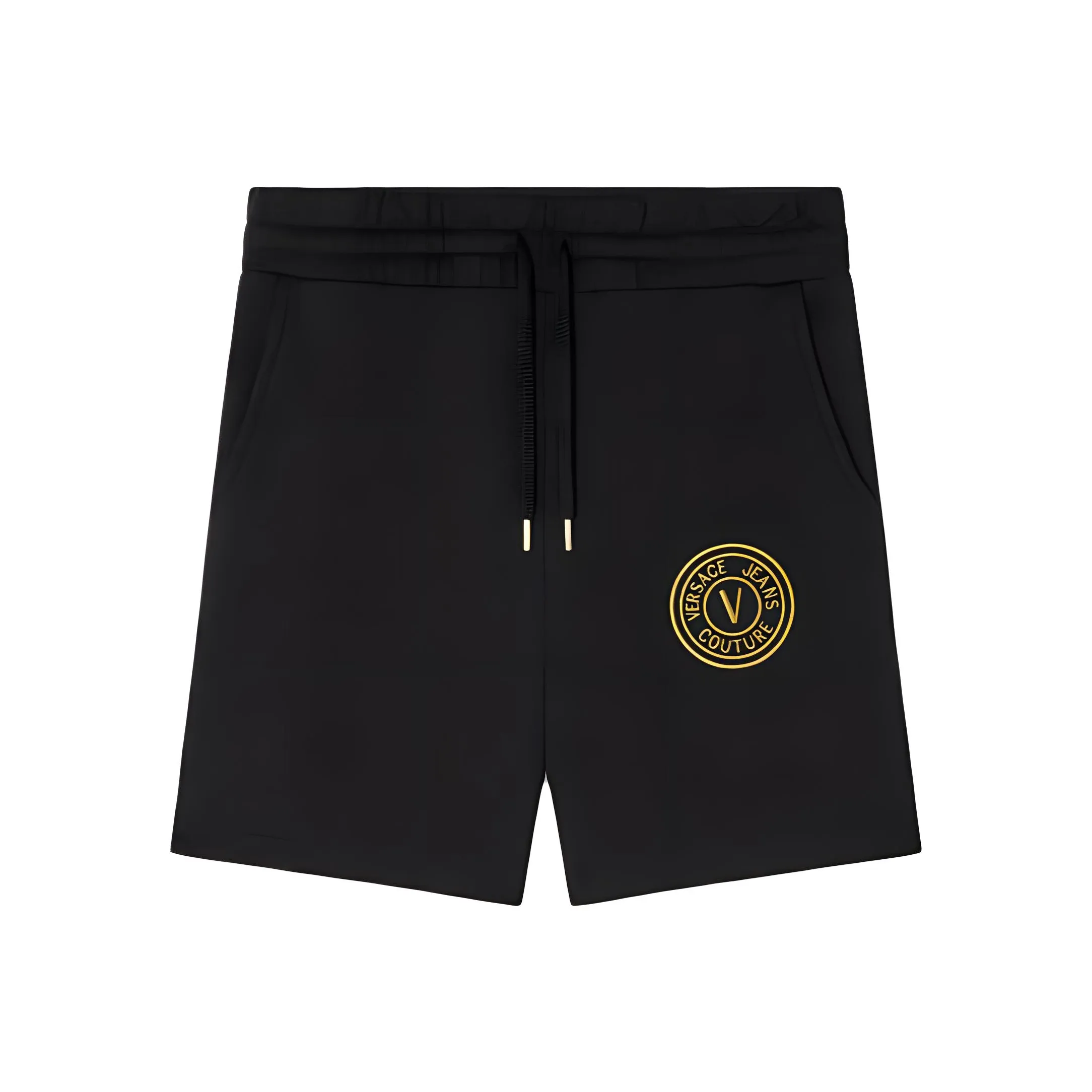 VERSACE JEANS COUTURE Повседневные шорты Женские Черные