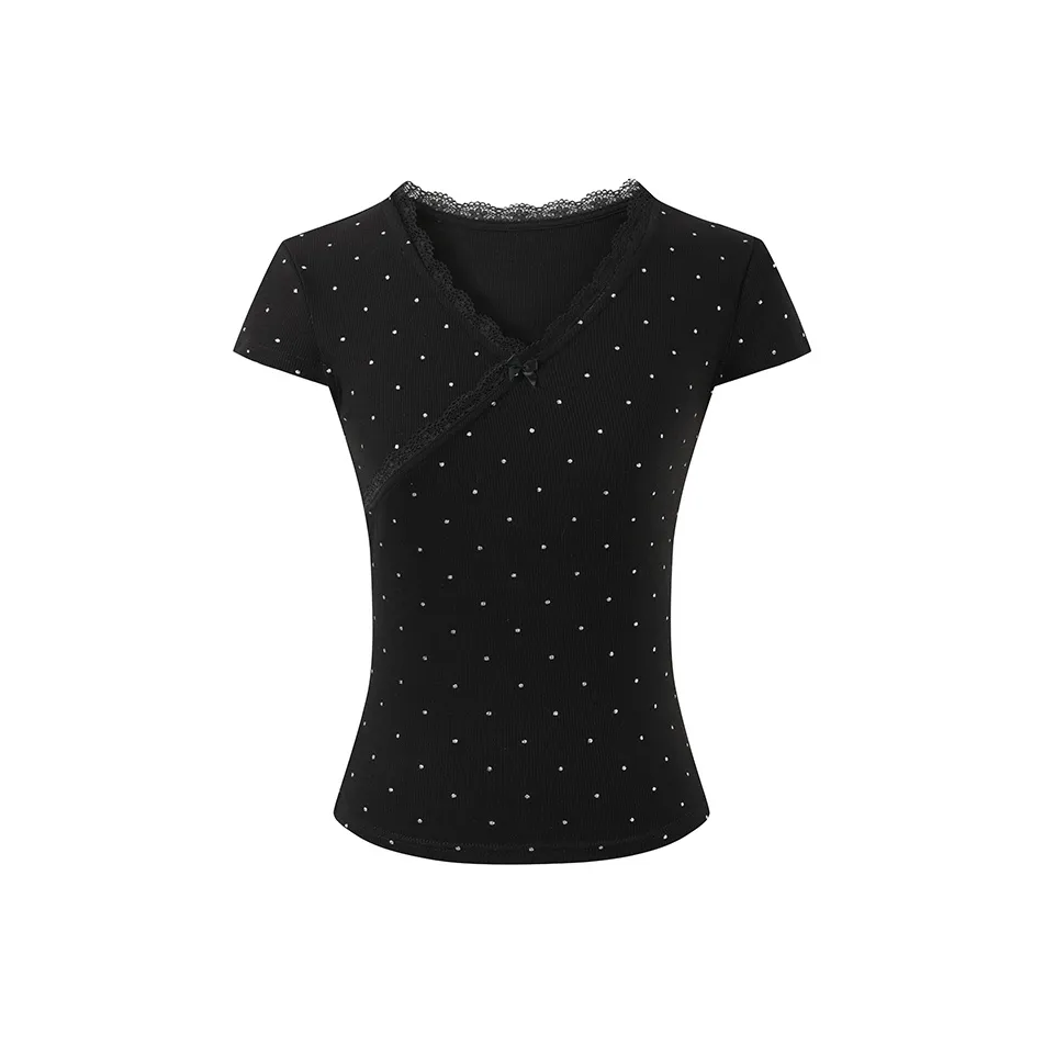 VEIL OPENING Точка Черный Женские T-рубашки
