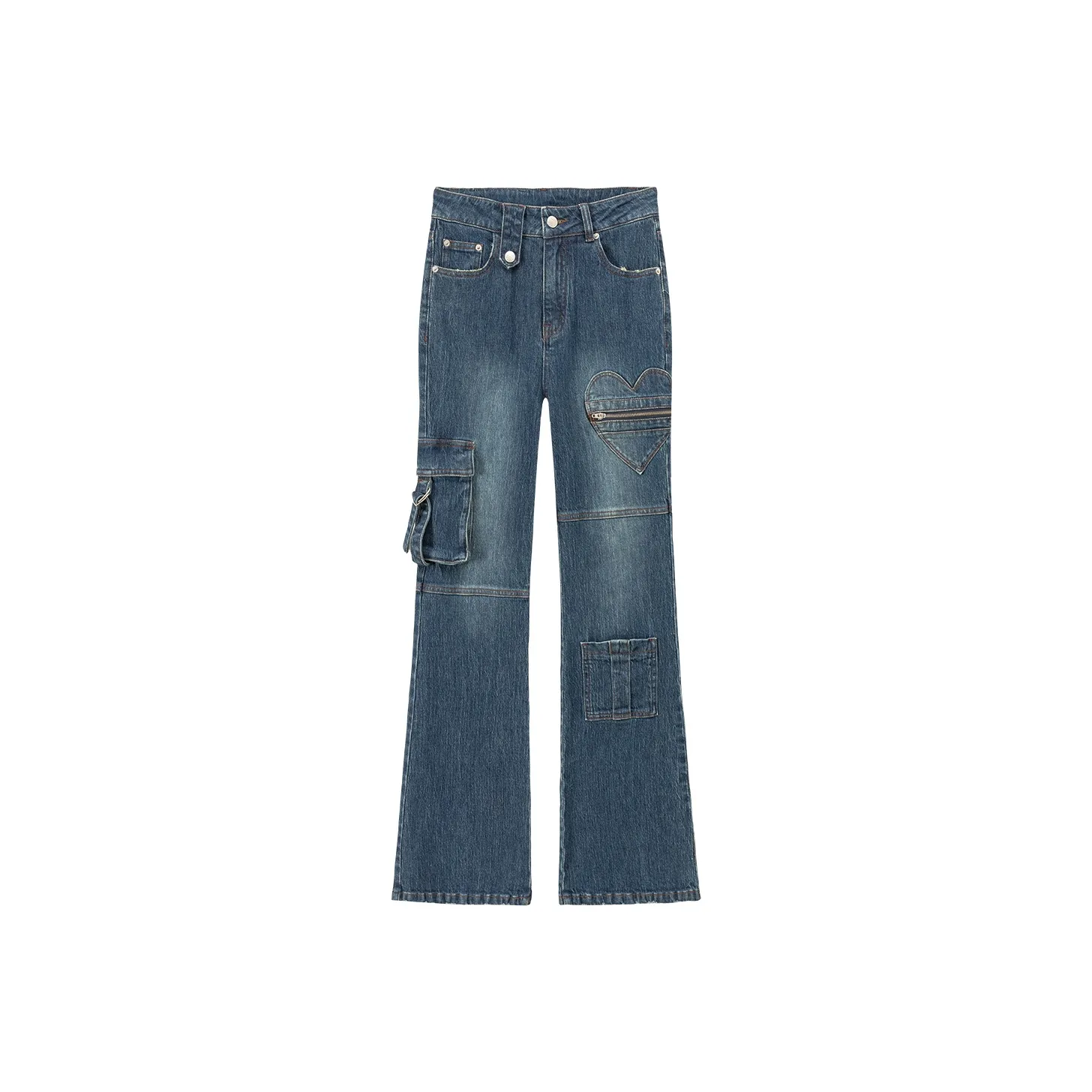 CHUU Джинсовый синий Женские джинсы