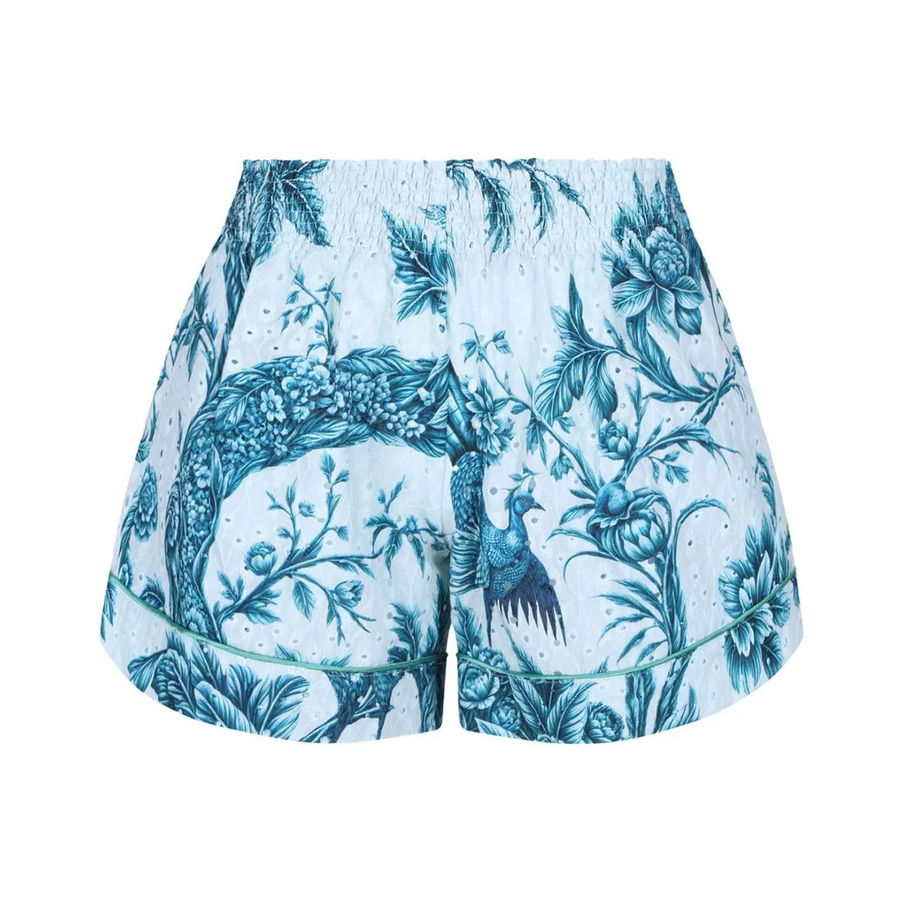 Black Boots With Heels SS25 Casual Shorts Women's Blue