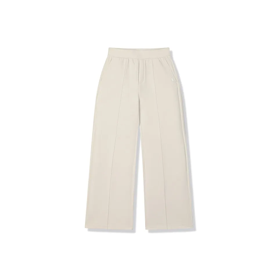 FILA Knitted Sports Pants Women's Steam White